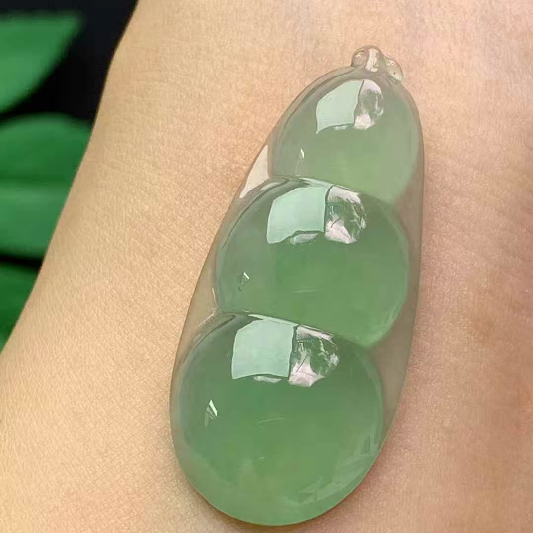 翡翠福豆,天然翡翠A玉, 緬甸玉, Jade, Jadeite