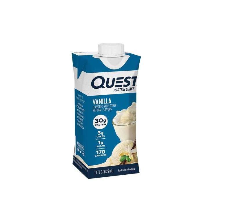 Quest Nutrition [1支]雲呢拿味 蛋白質奶昔 #蛋白質奶SHAKE  325mL