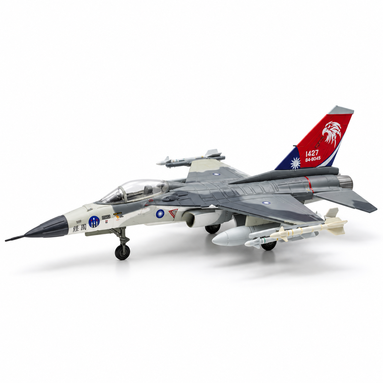 Hobby Master (HM) 1/144 中華民國空軍 IDF經國號 F-CK-1 單座 #1427 鳳頭蒼鷹彩繪塗裝