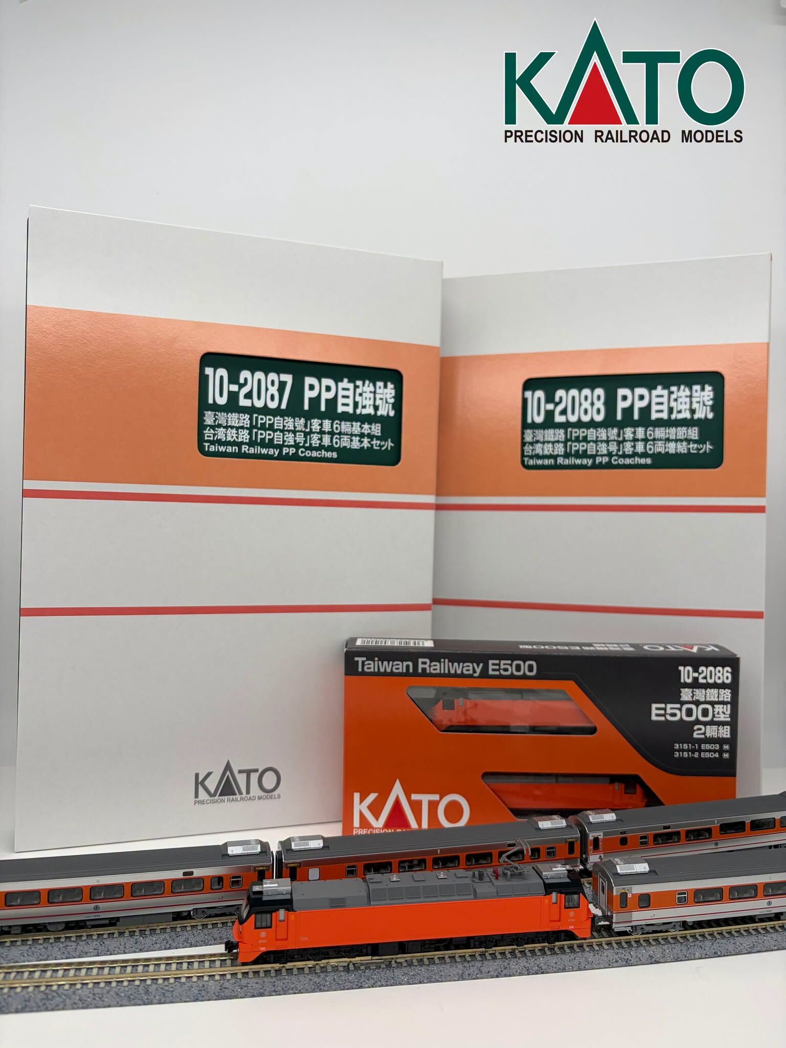 Kato 10-2087 N規 臺灣鐵路「PP自強號」客車 6輛基本組