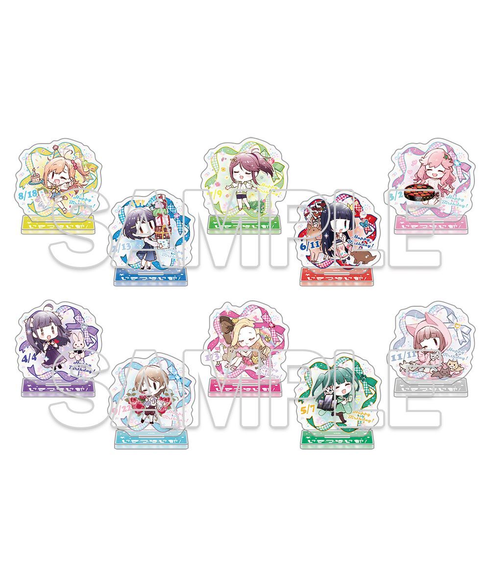 預購-『IKIZULIVE! LOVELIVE! BLUEBIRD』集換式Birthday迷你壓克力立牌 PACK盲盒販售 隨機出貨【日本進口精品】