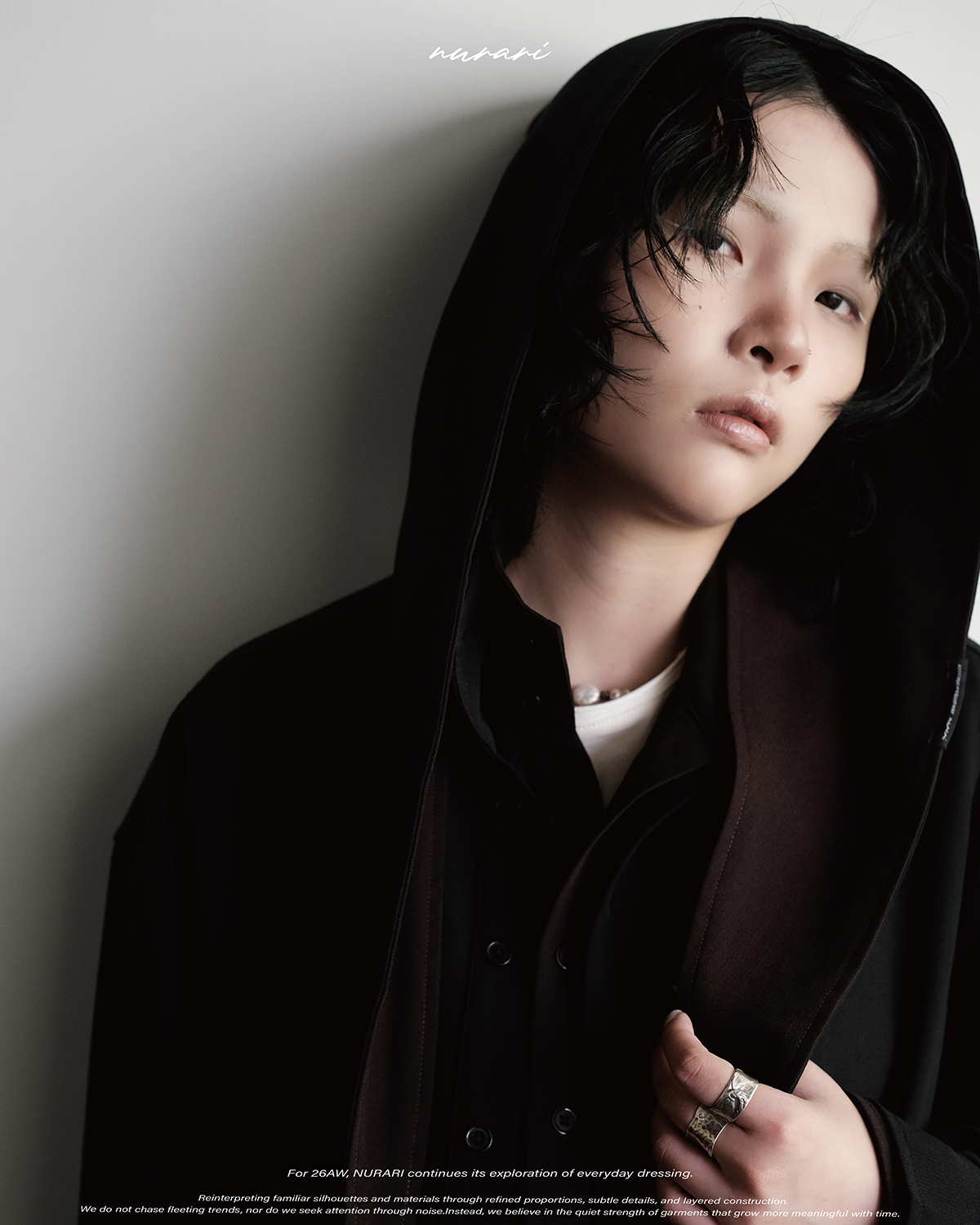 NURARI 26 A/W Civ. Reversible Tailored Hood