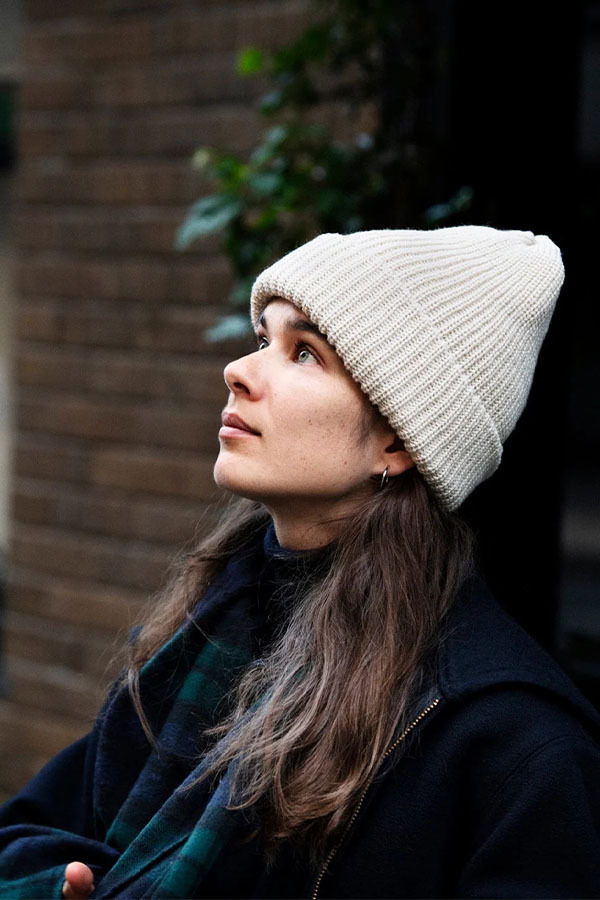 ROTOTO -R5075 COZY CHUNKY BEANIE （ORANGE）