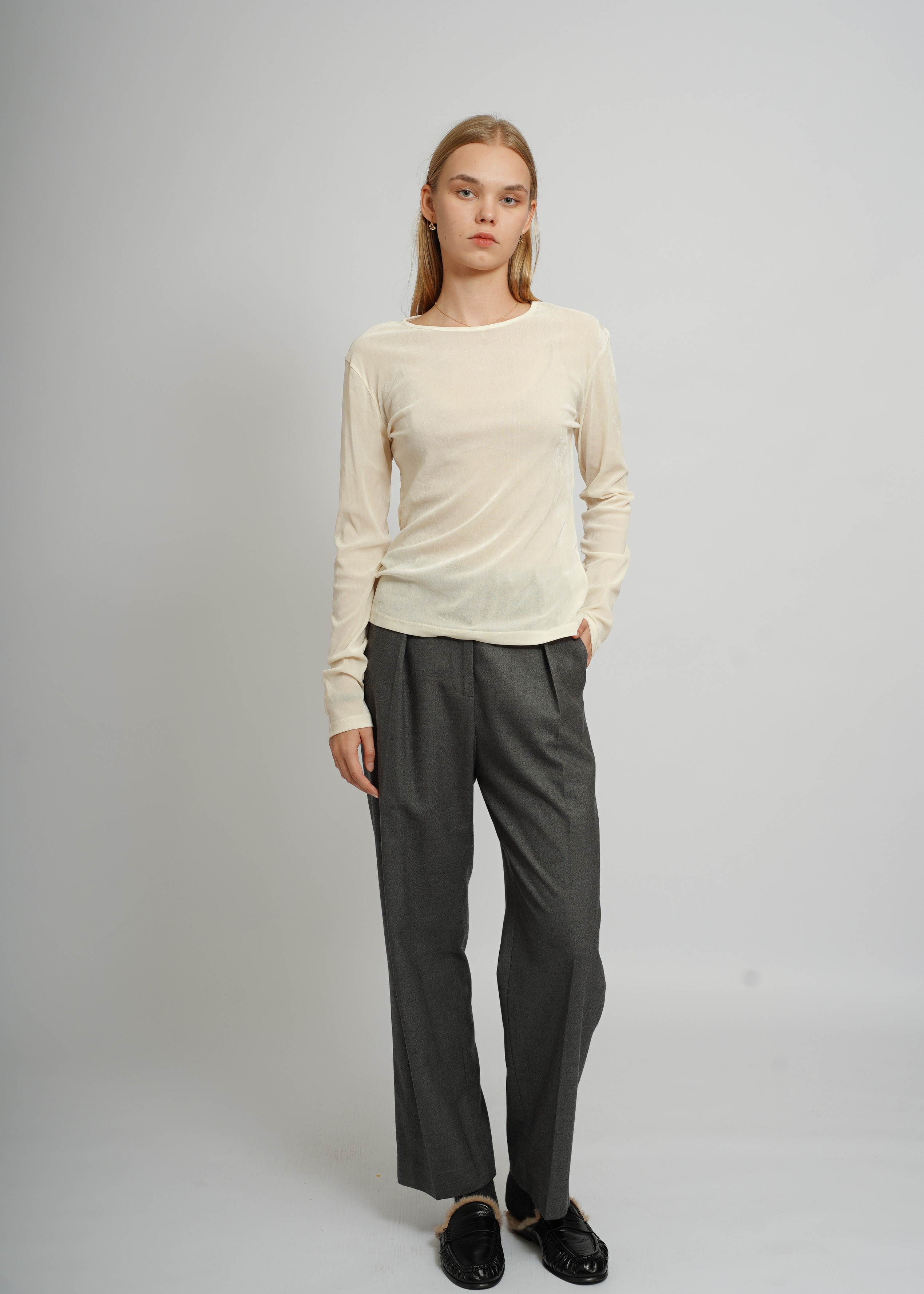 Velvet top - Brown