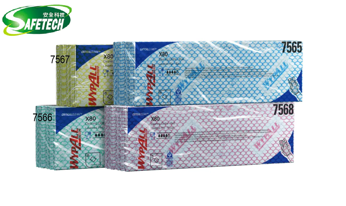 Kimberly Clark Professional  7565 7566 7567 7568 Wypall® X80 多色專利擦拭布