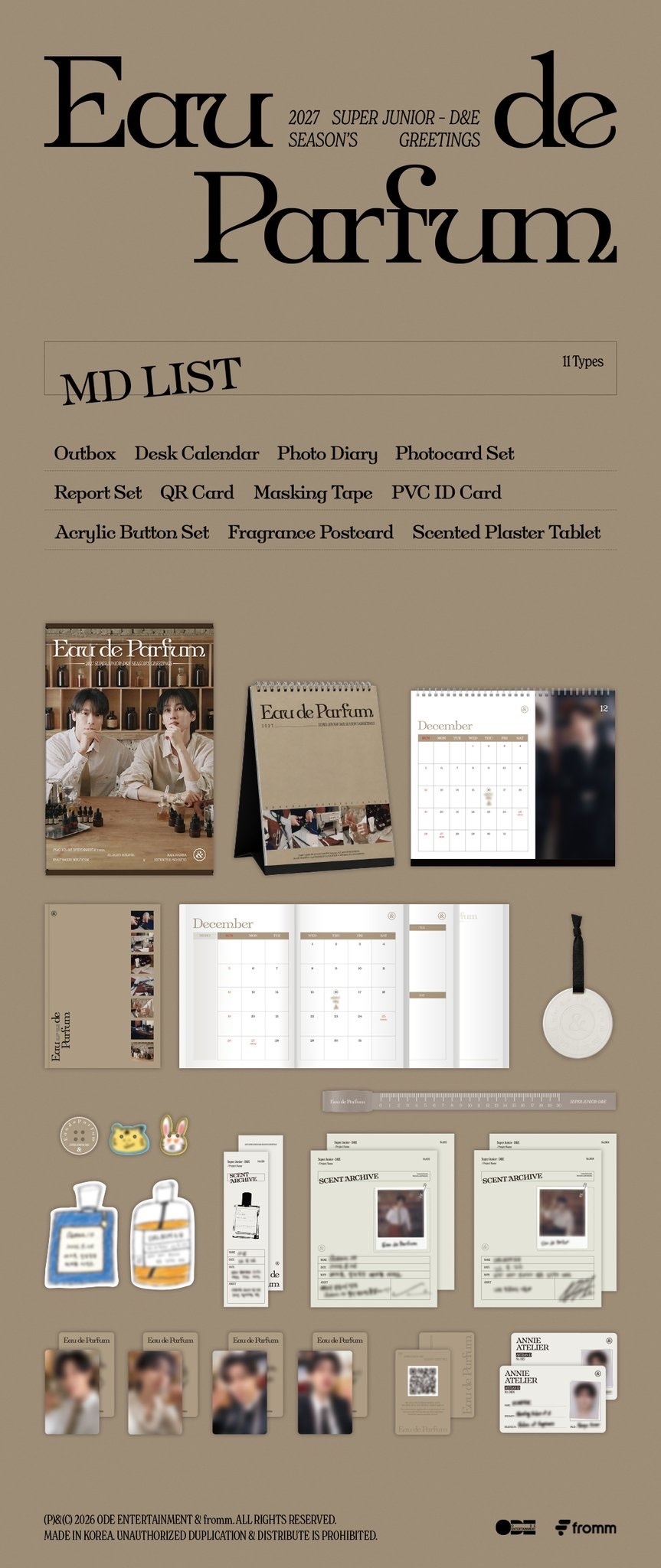 D&E [ Eau de Parfum]  2027 Seasons Greetings