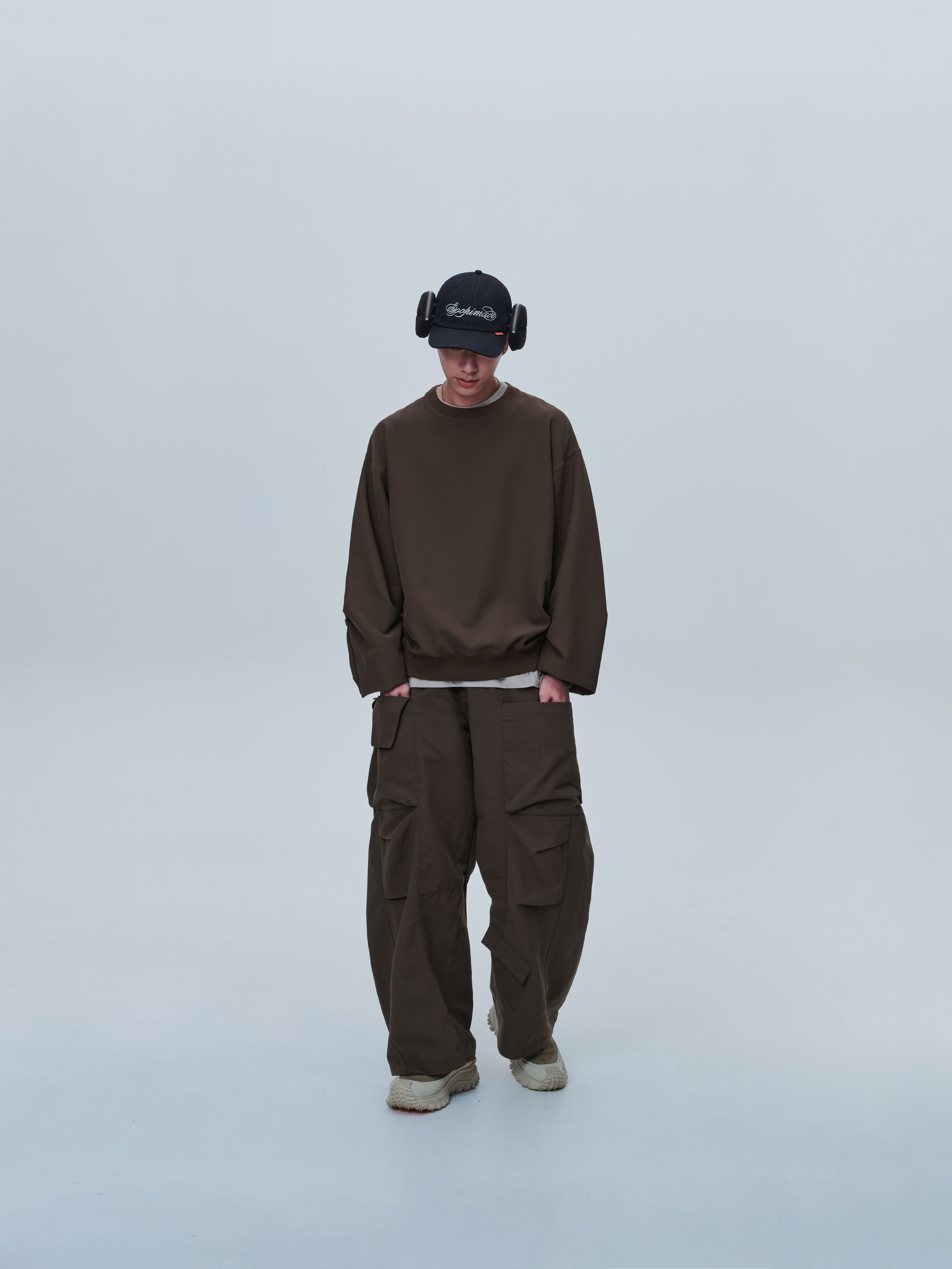 GOOPiMADE MP-O2X 多功能口袋工作褲 - Brown