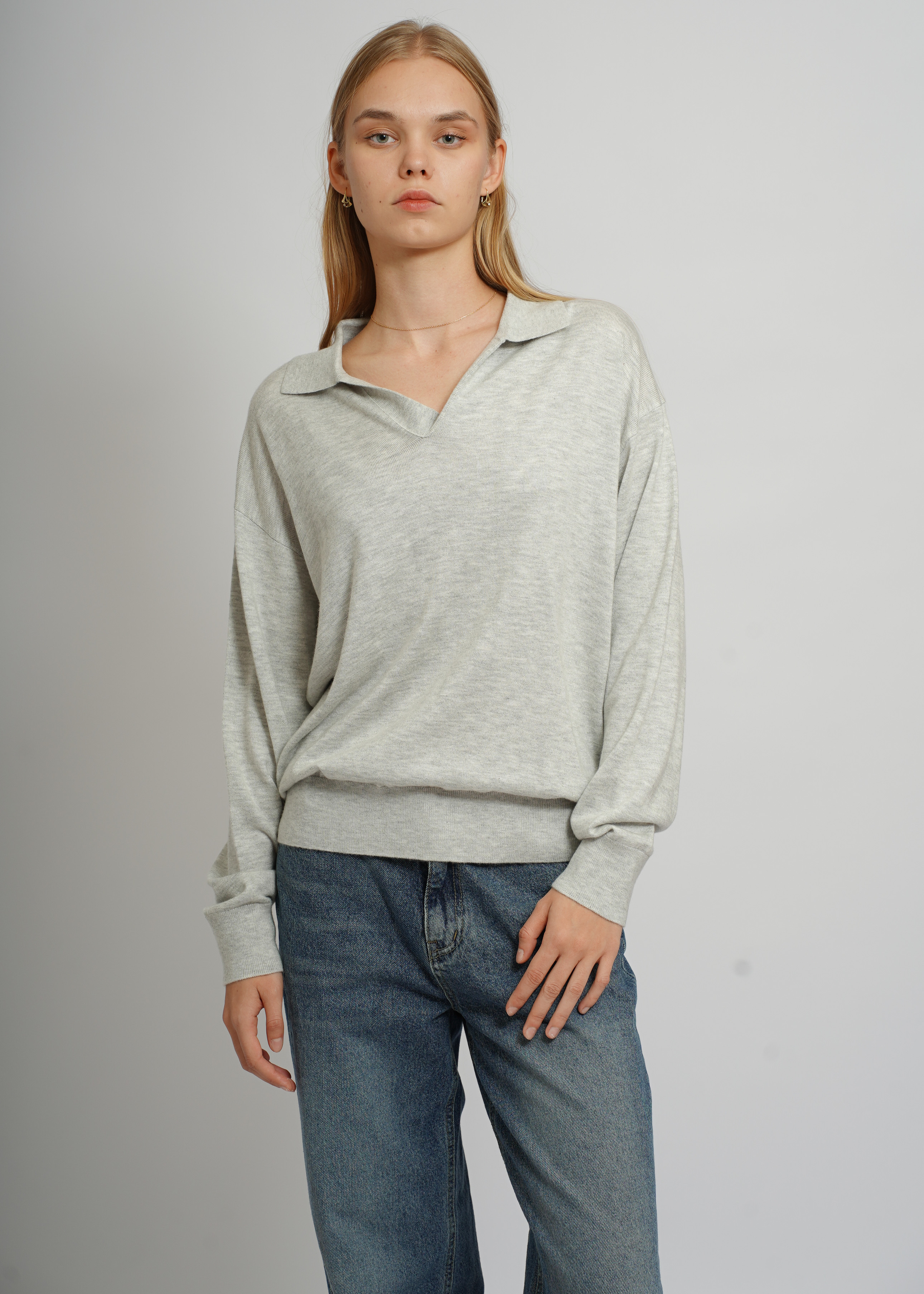 Polo Collar Knit