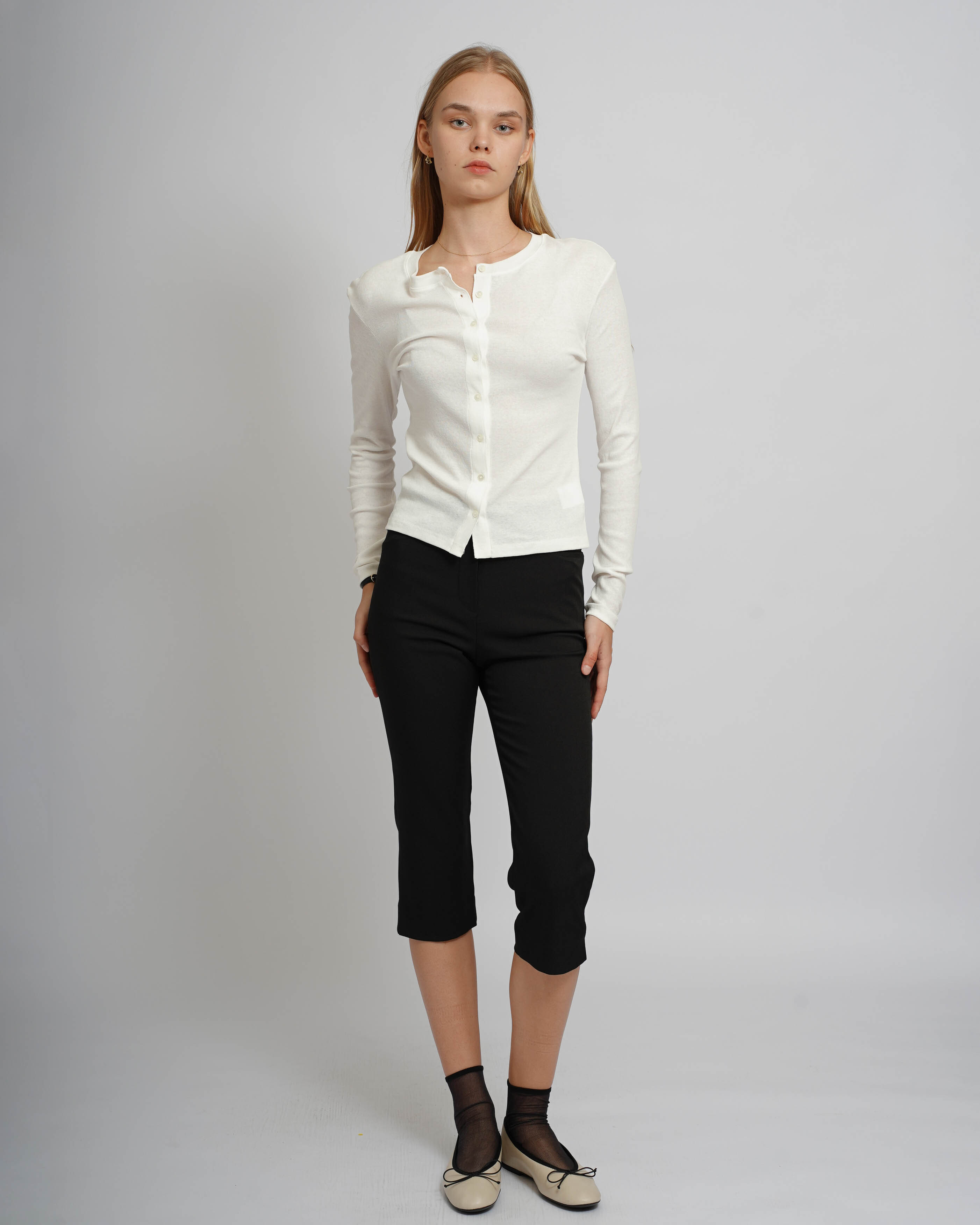 Slim Button Top