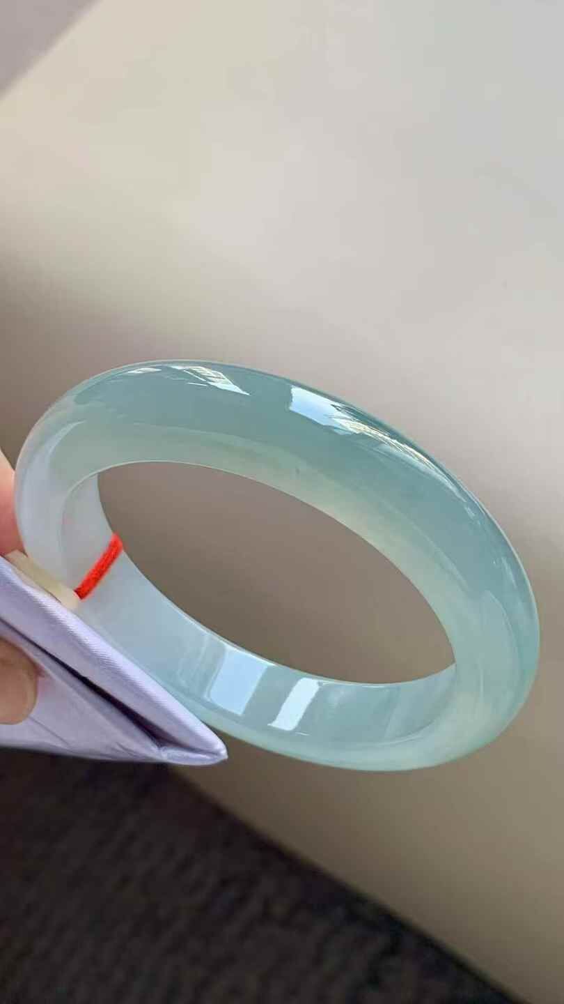 細膩溫潤正圈翡翠手鐲,天然翡翠A玉, 緬甸玉, Jade, Jadeite