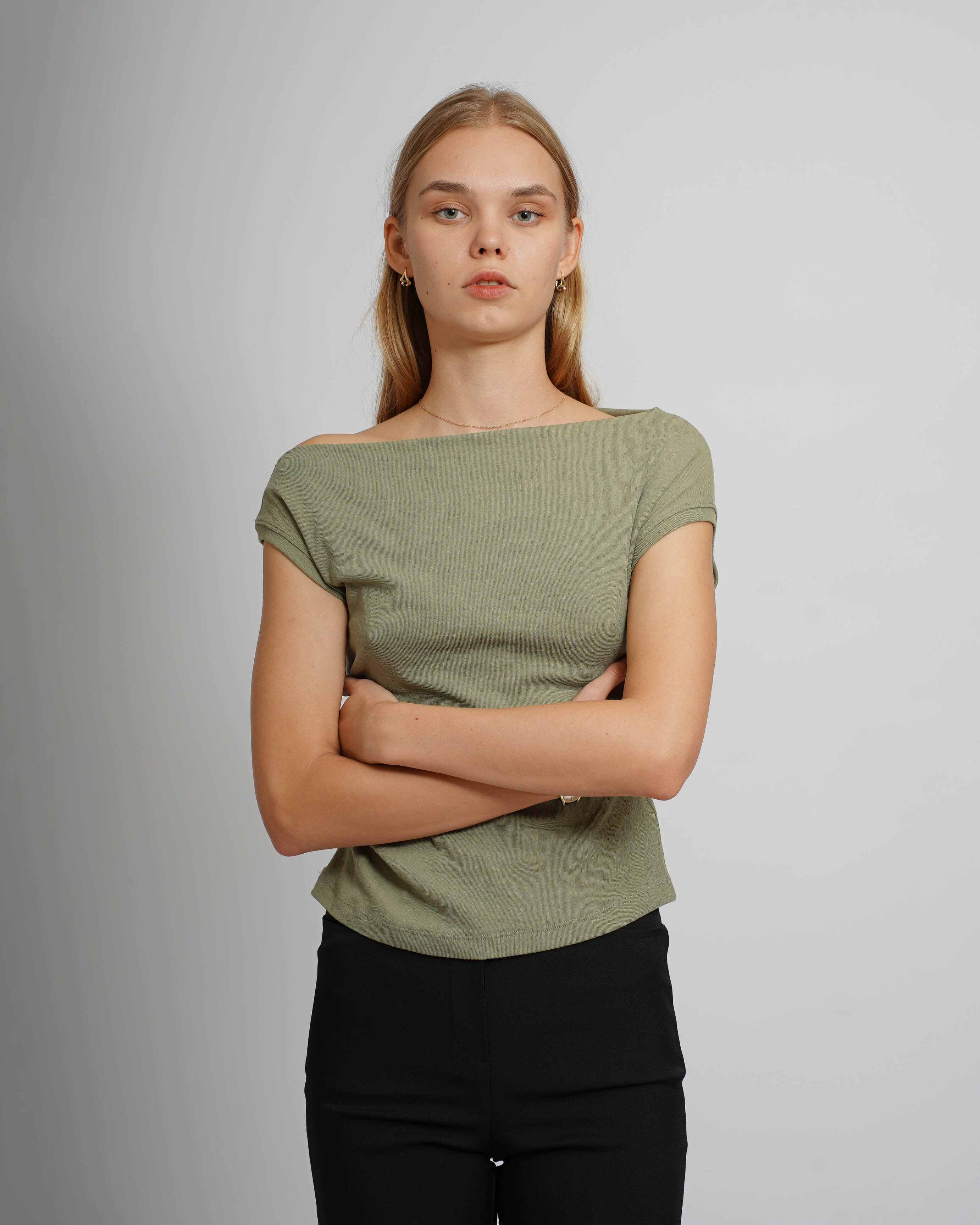 Green Casual Top