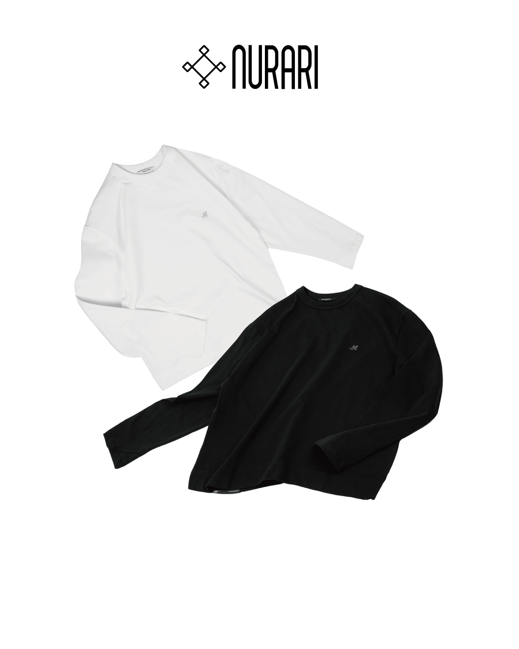 NURARI 26 A/W Civ. Essential Thumb-Hole LS Tee\