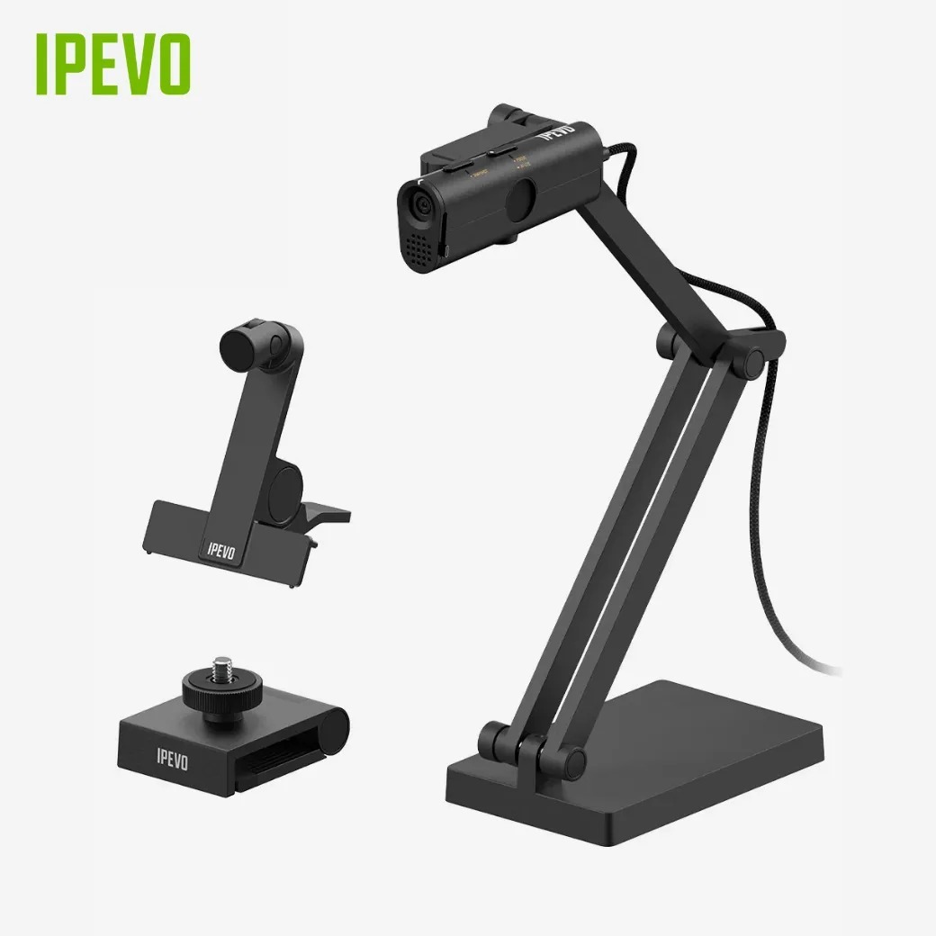 IPEVO P2V ULTRA 4K 超高清 1300萬像素 微距實物攝影機