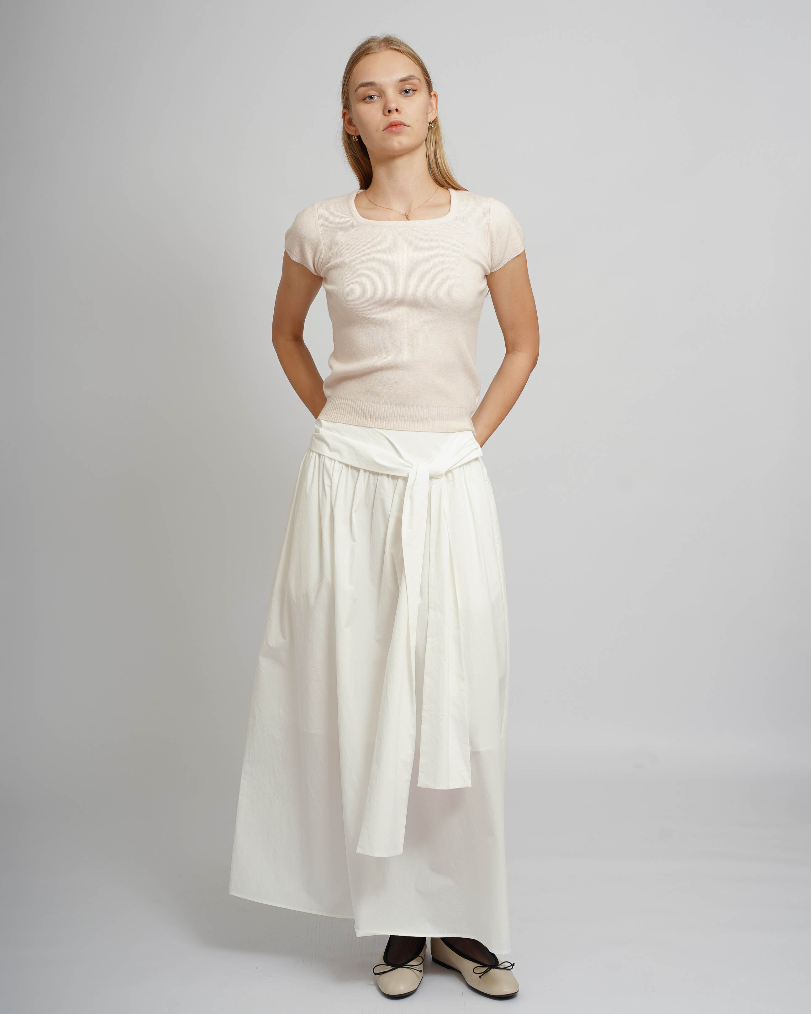 Short Sleeve Knit - Pink