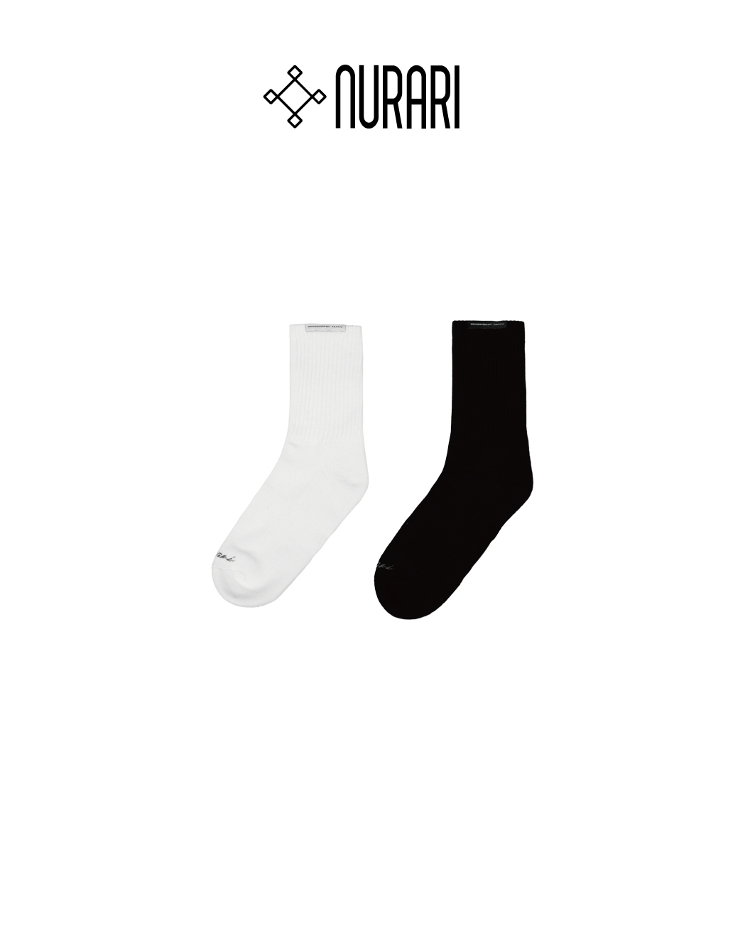 NURARI 26 A/W Civ. Essential Logo Socks