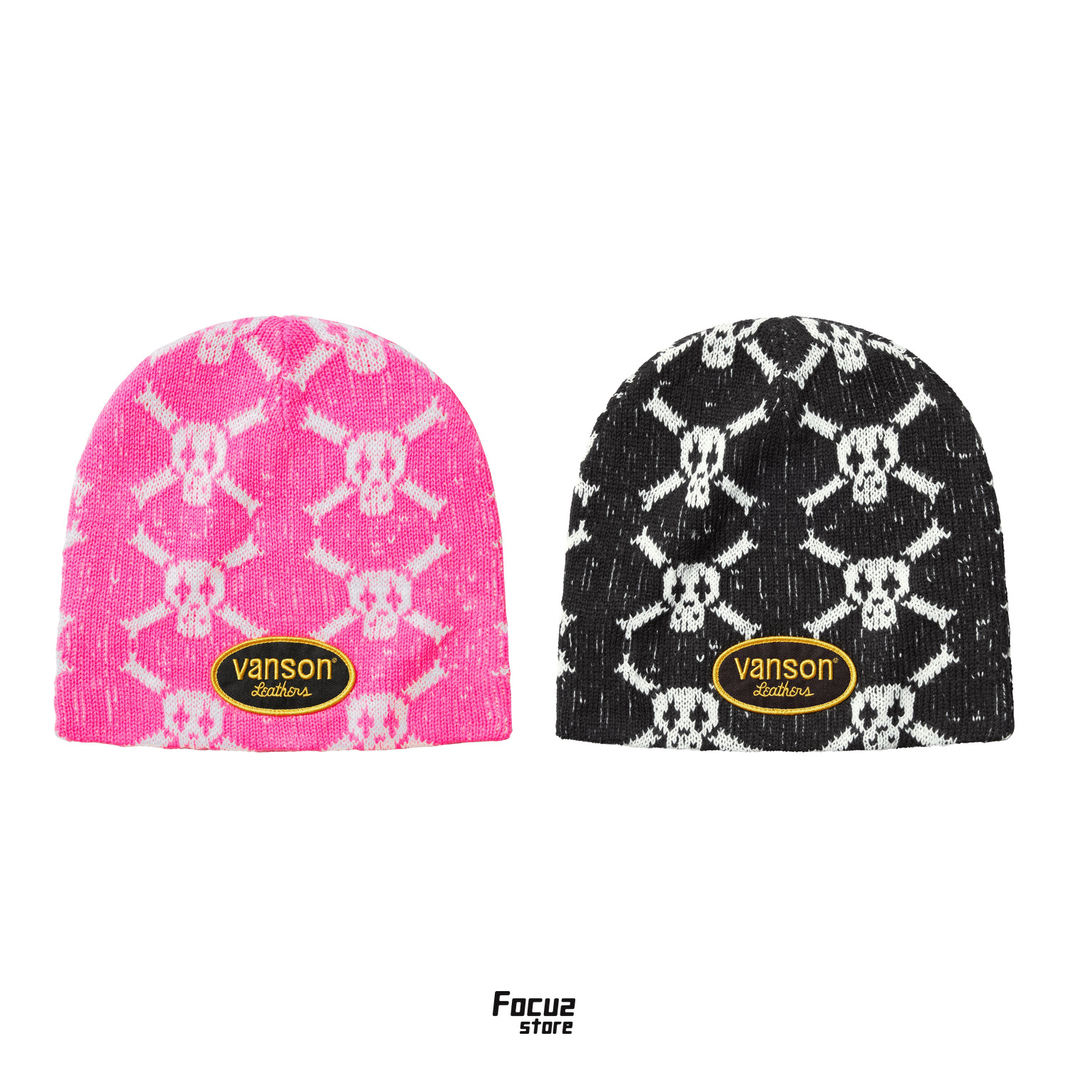 【Focus Store】現貨 Supreme FW26 Vanson Skull Beanie 骷髏毛帽 兩色
