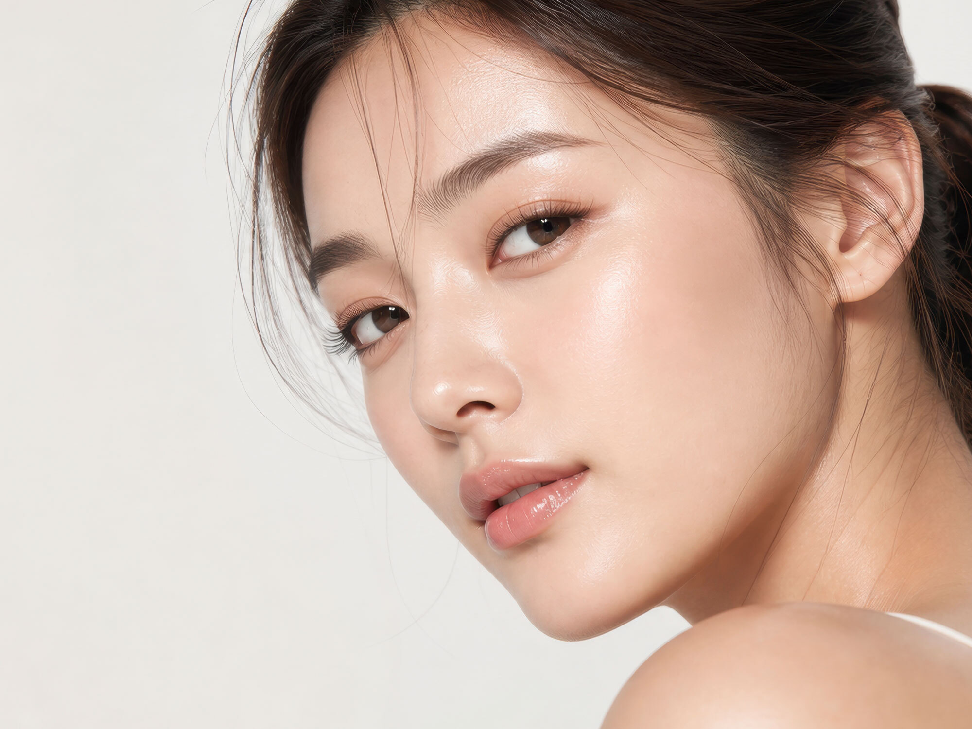 YANLILI 妍理理精華液選擇指南|六大成分與臉部保養順序,亞洲女性柔嫩細緻肌膚形象攝影|Face Serum Ingredients & Skincare Guide
