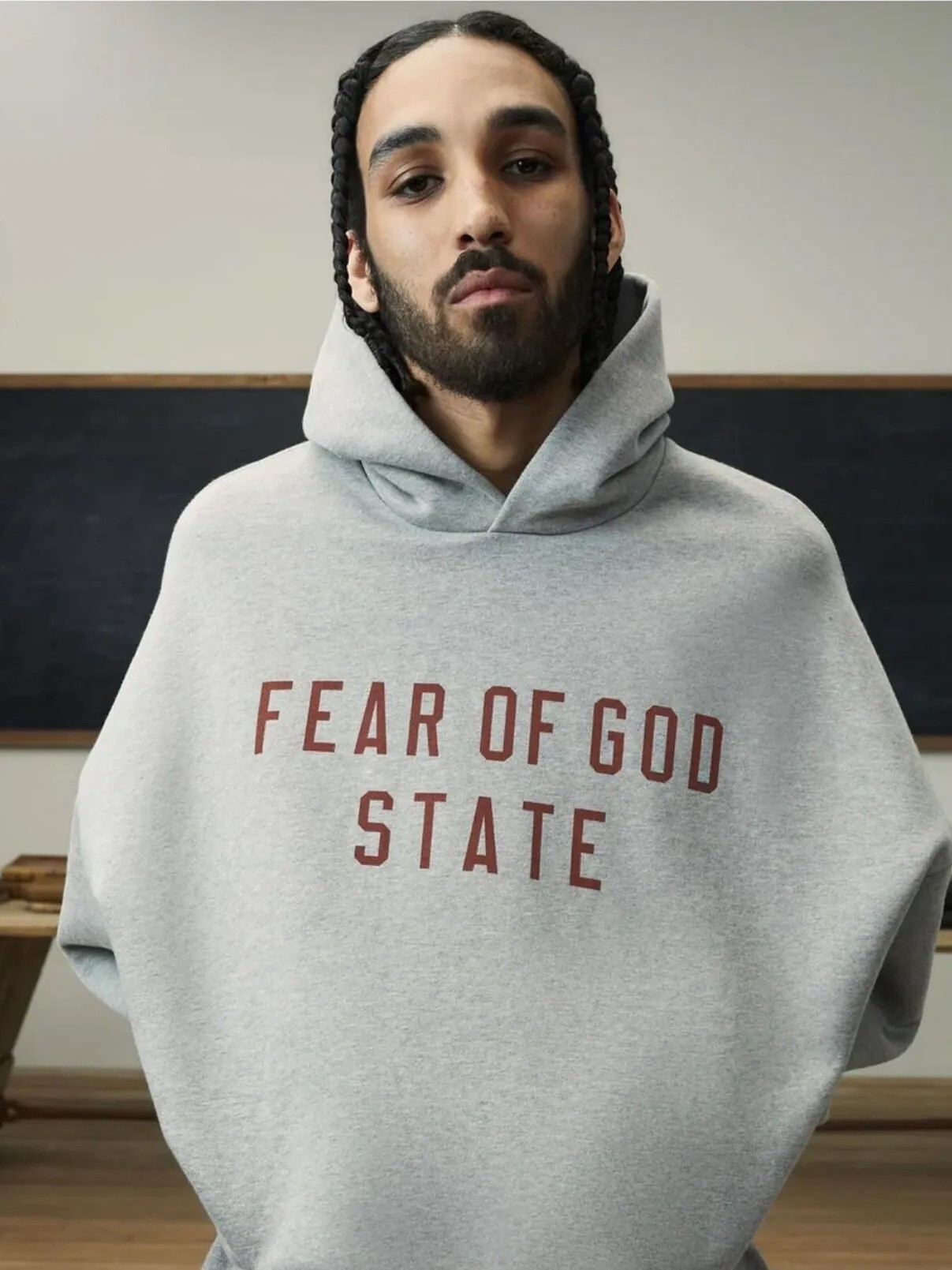 FOG Essentials 新款字體LOGO重磅帽T FEAR OF GOD STATE