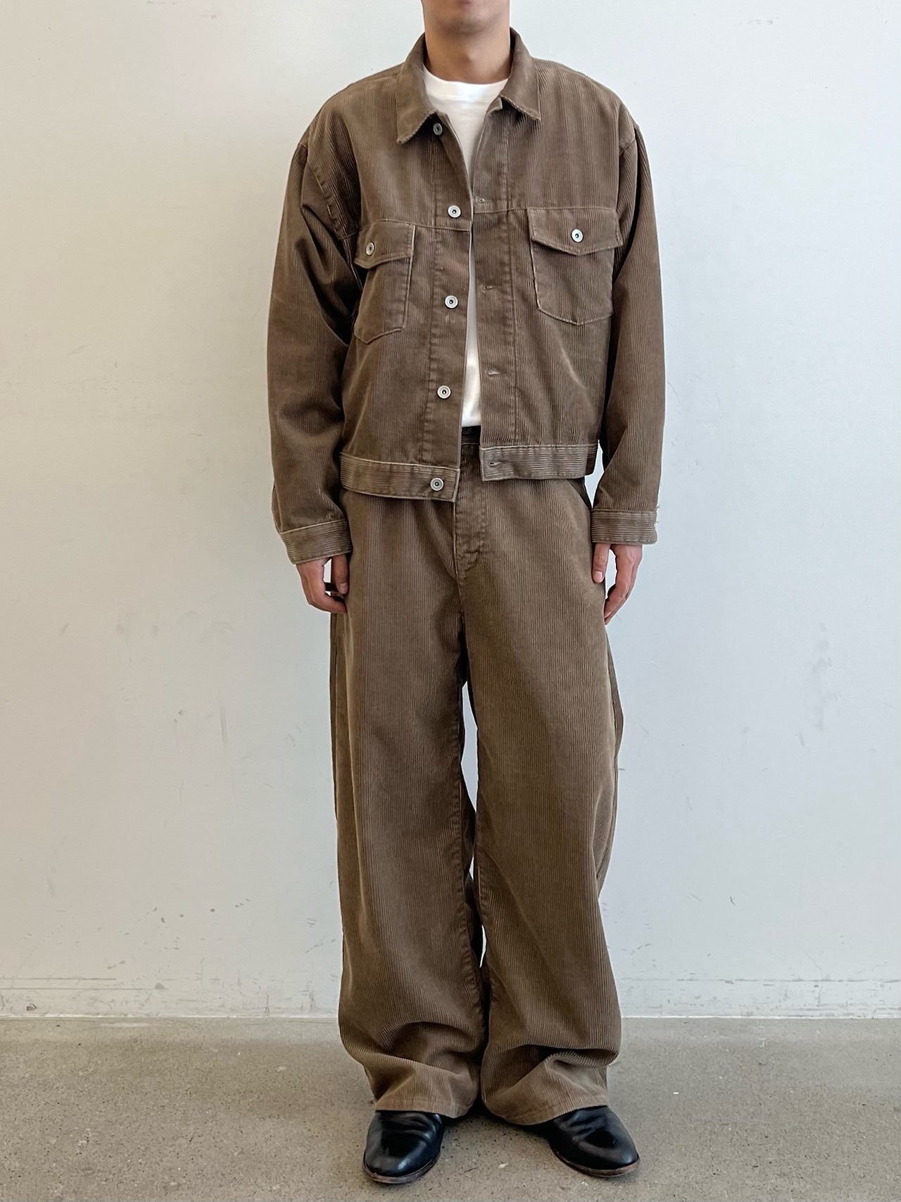 K12細緻燈芯絨寬褲