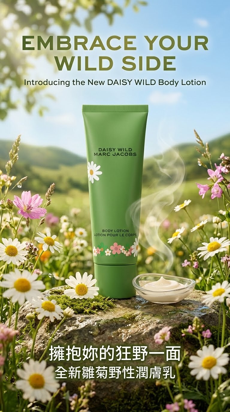 Marc Jacobs Daisy Wild 雛菊野性女性潤膚乳50ml （H2610 PB950）