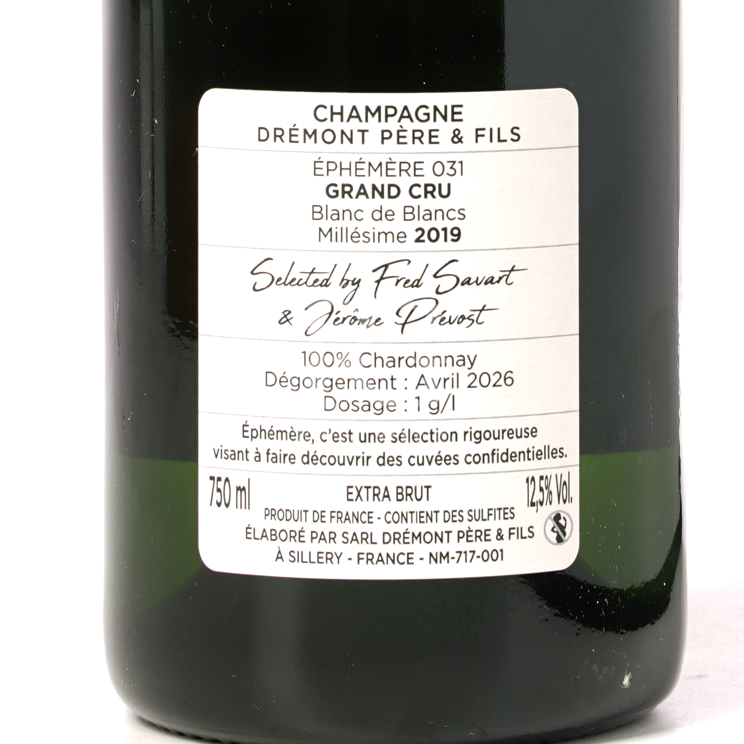 Prevost x Savart Ephemere 031 Blanc de Blancs 2019