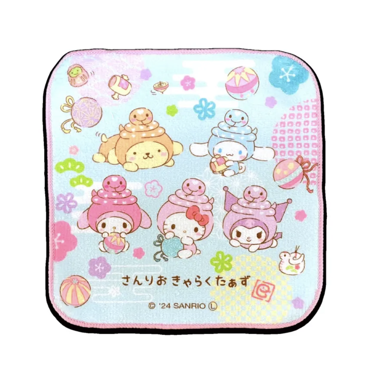Sanrio 蛇年生肖小手巾3枚組