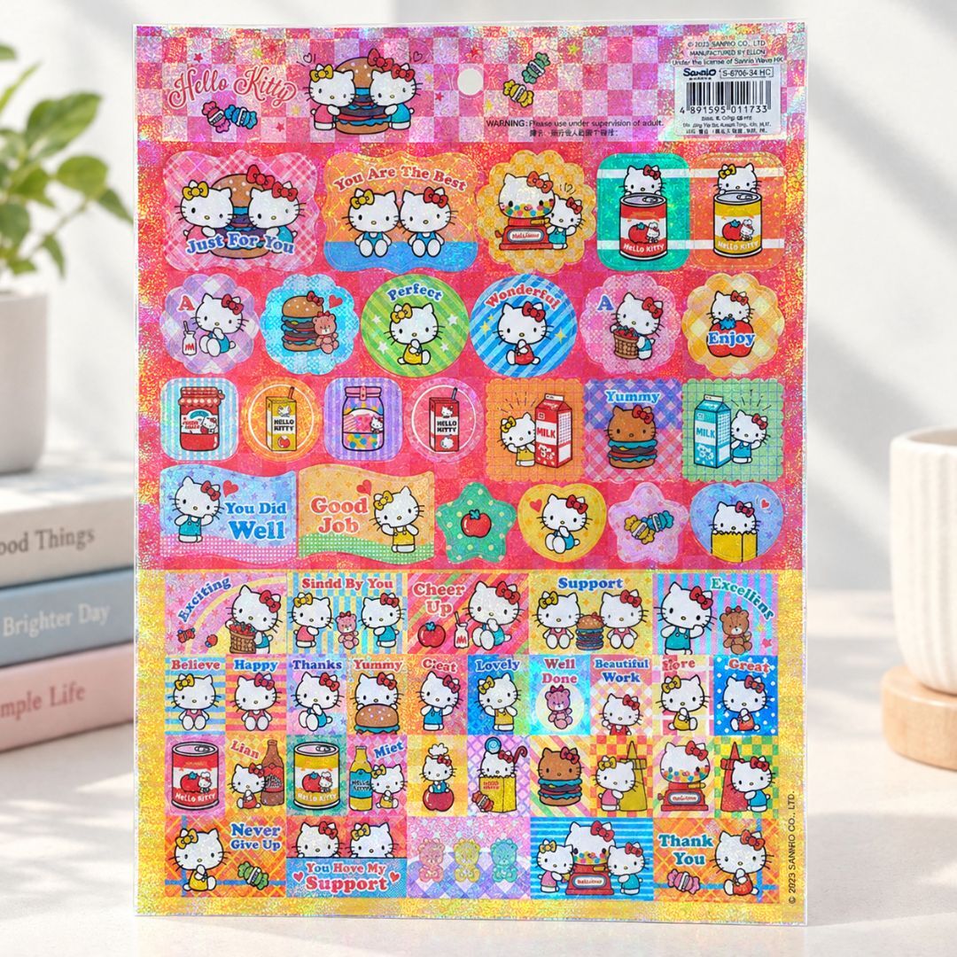 Hello Kitty sanrio Laser Paper Sticker