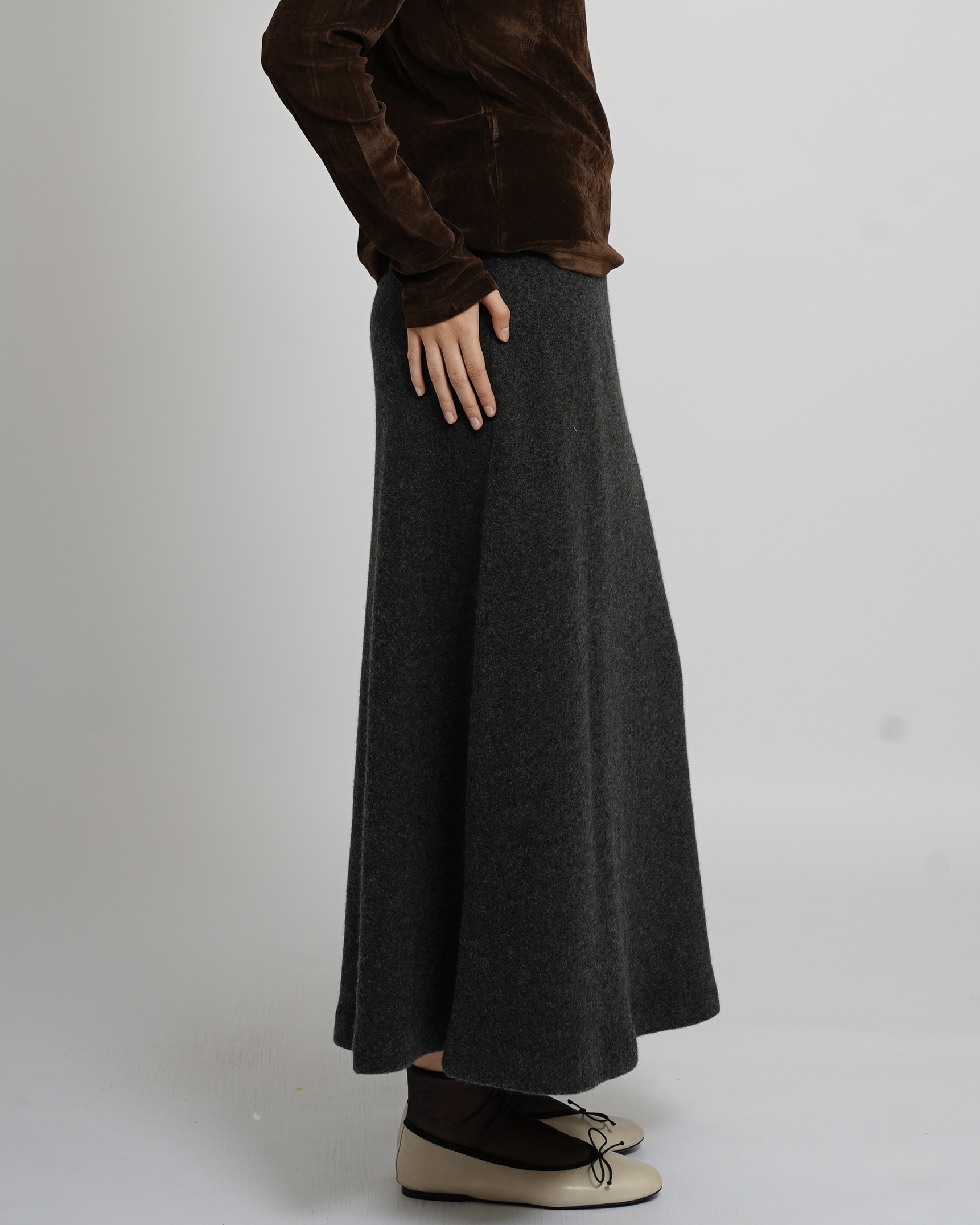 Soft Skirt - Grey