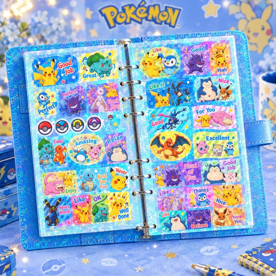 Pokemon Laser Paper Sticker