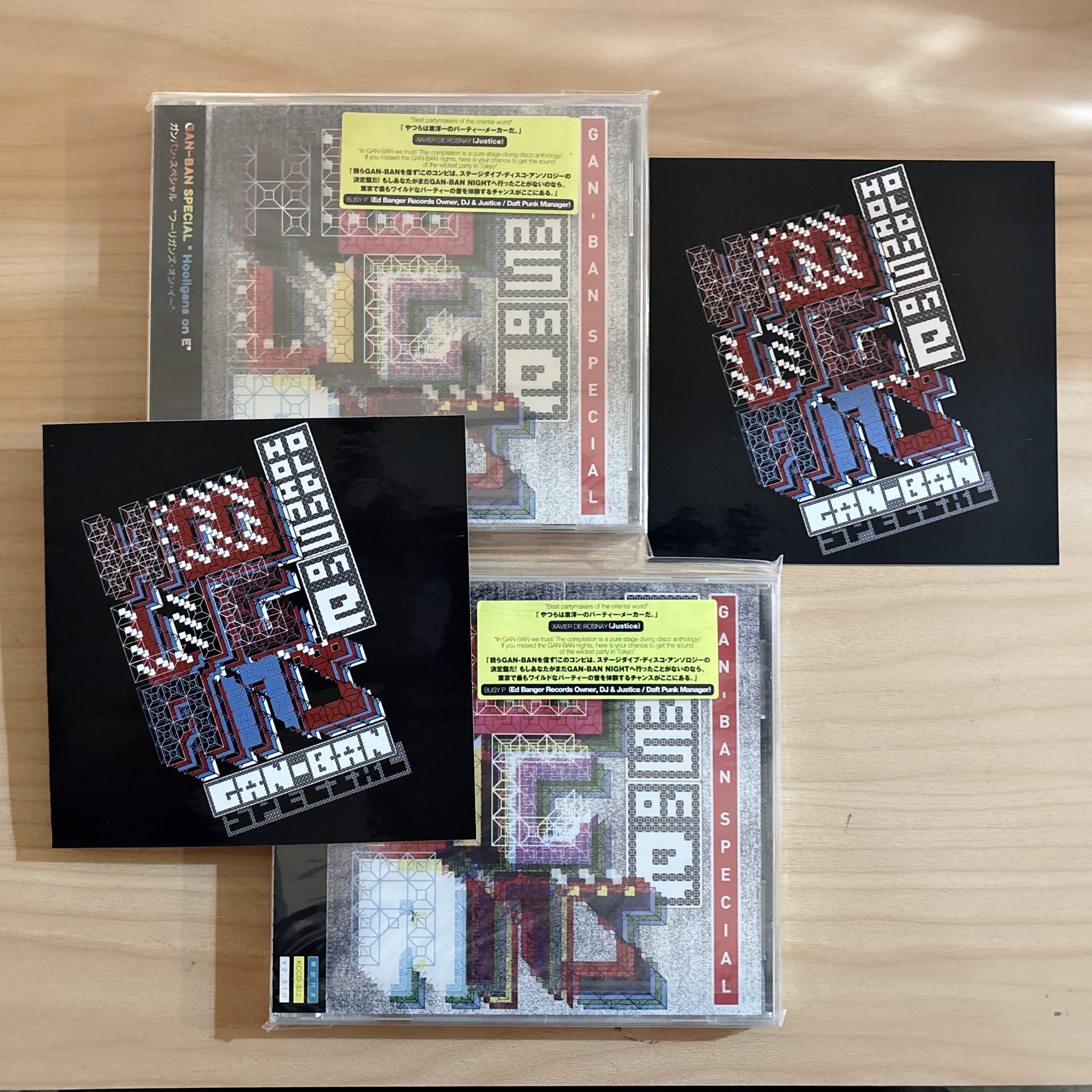 V.A.《GAN-BAN SPECIAL: HOOLIGANS ON E》（日盤CD + 貼紙）