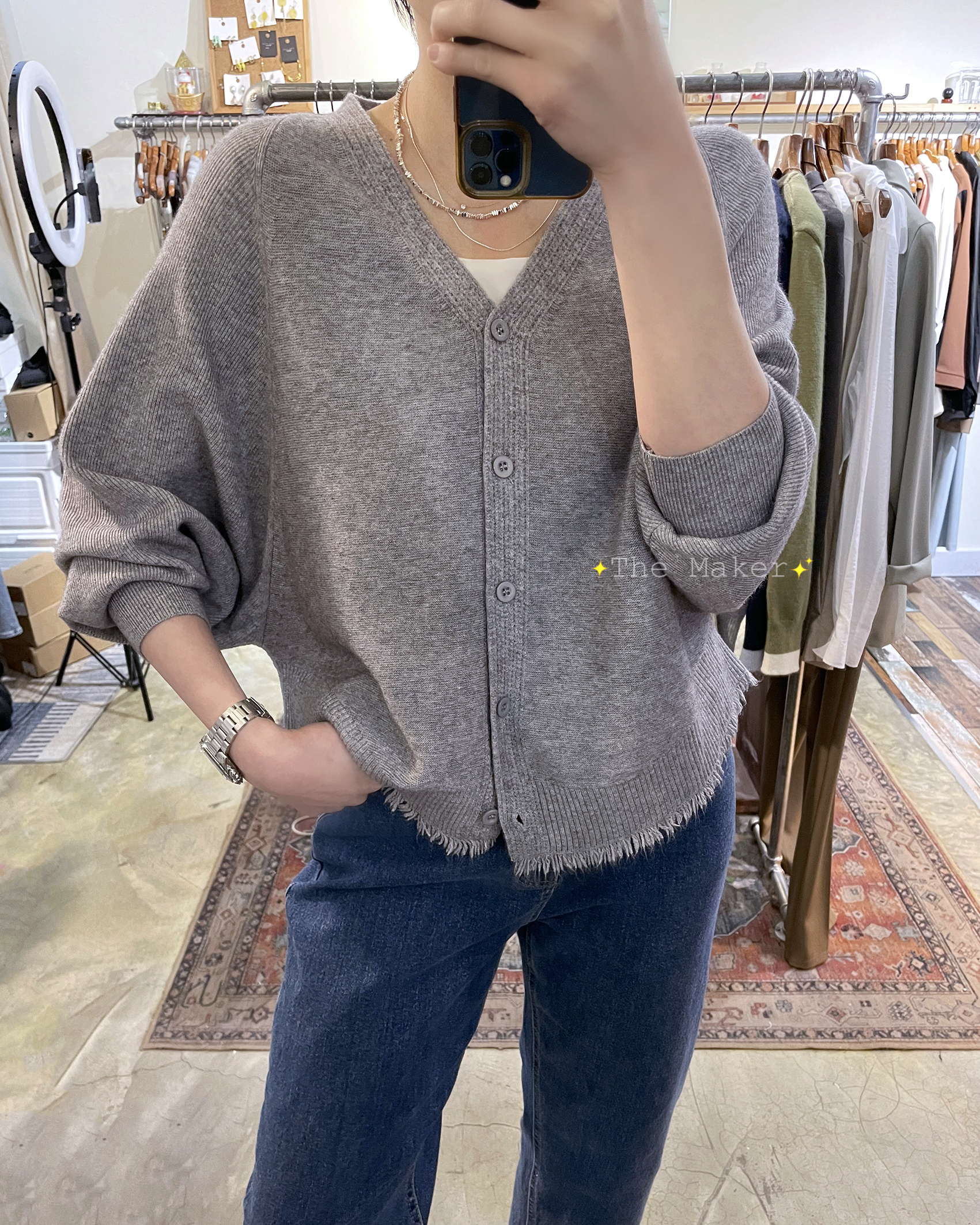 🦥 鬆弛感流蘇Cardigan 🦥