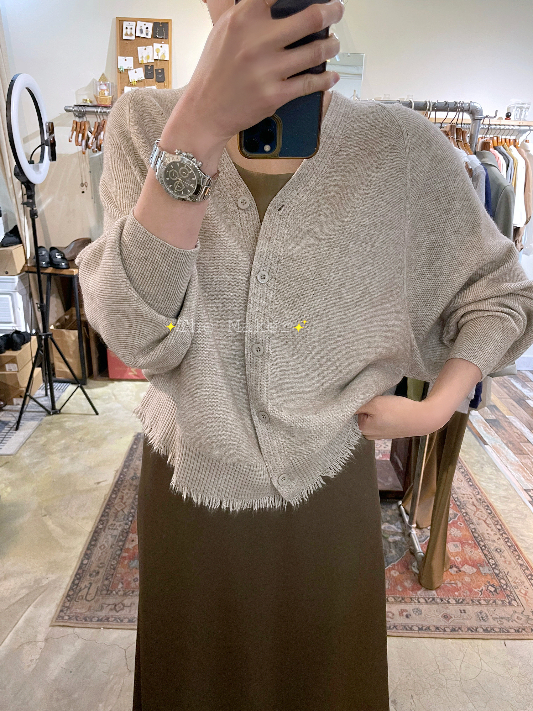 🦥 鬆弛感流蘇Cardigan 🦥