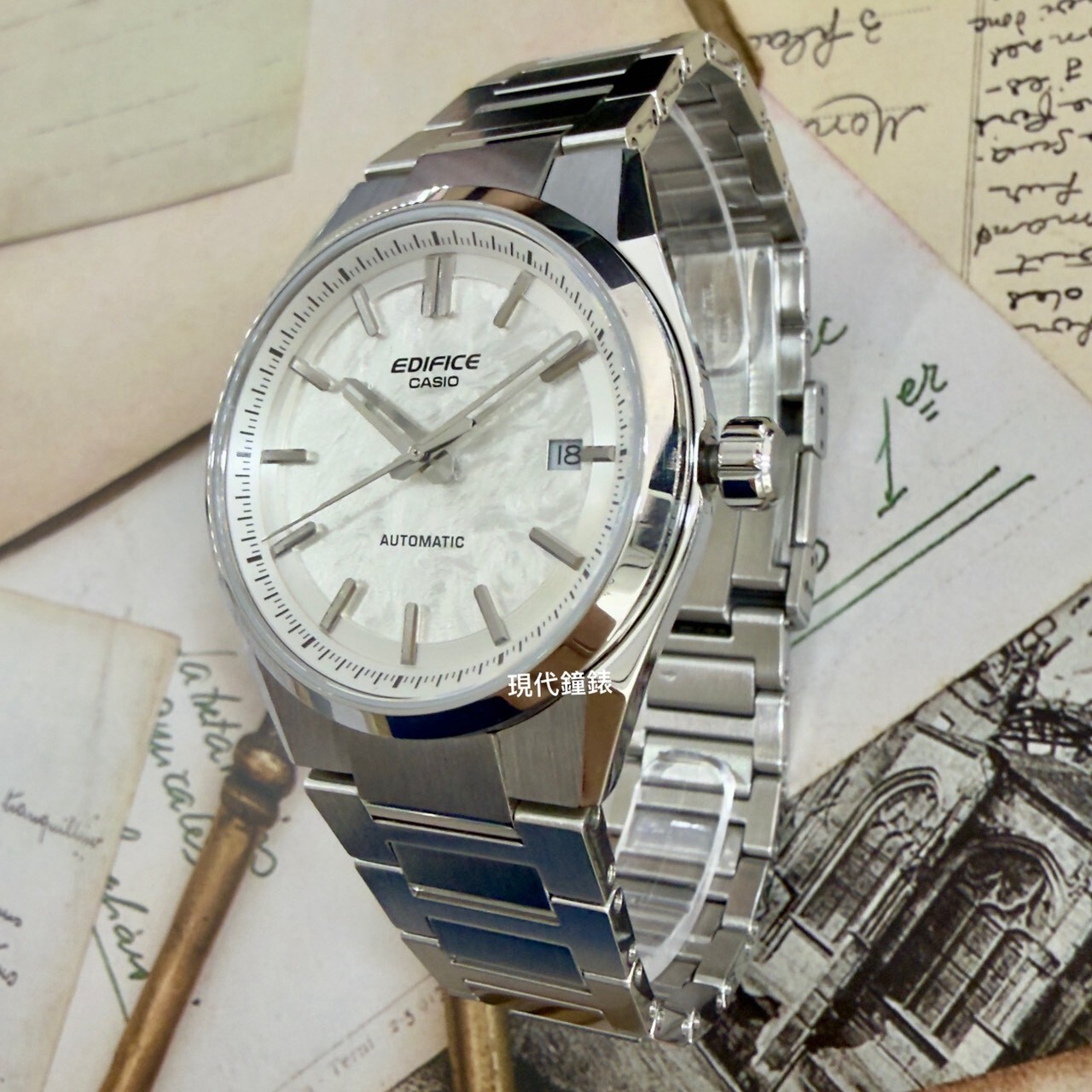 【 EDIFICE】EFK-110D-7A 38mm Modern Watch