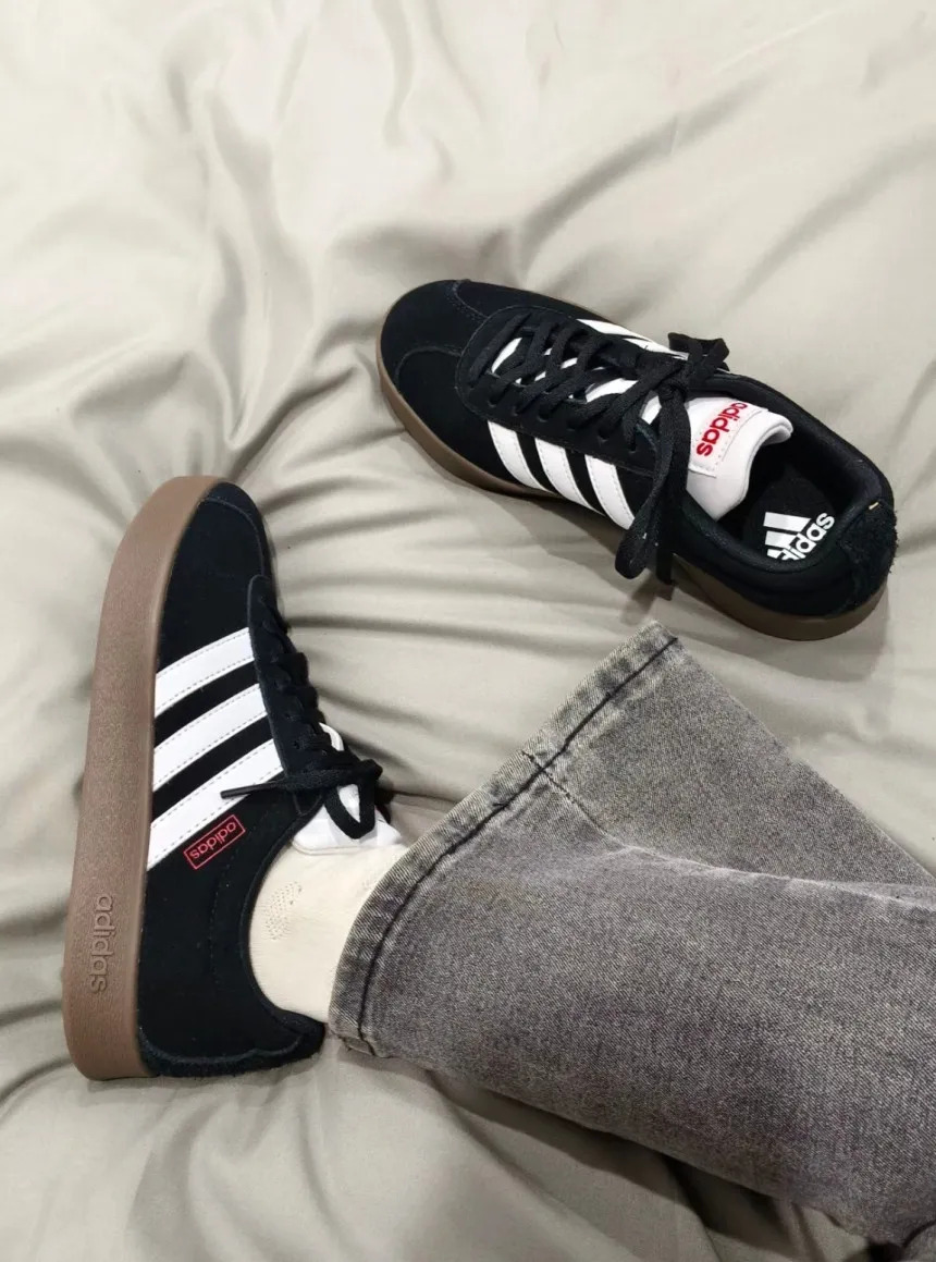 (預訂) Adidas VL Court 2.0 - Black White