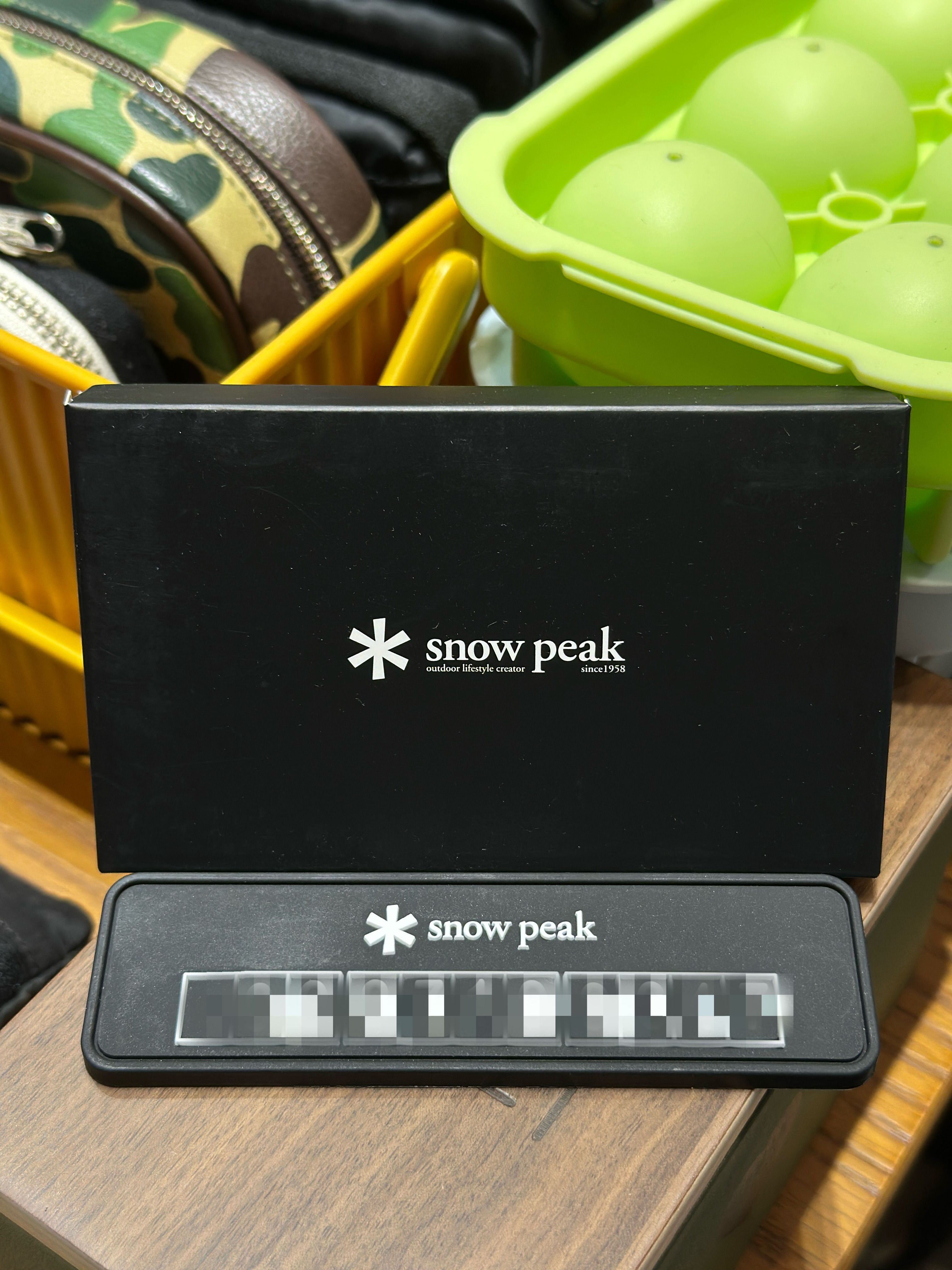 【現貨】Snow Peak parking number plate 停車號碼牌