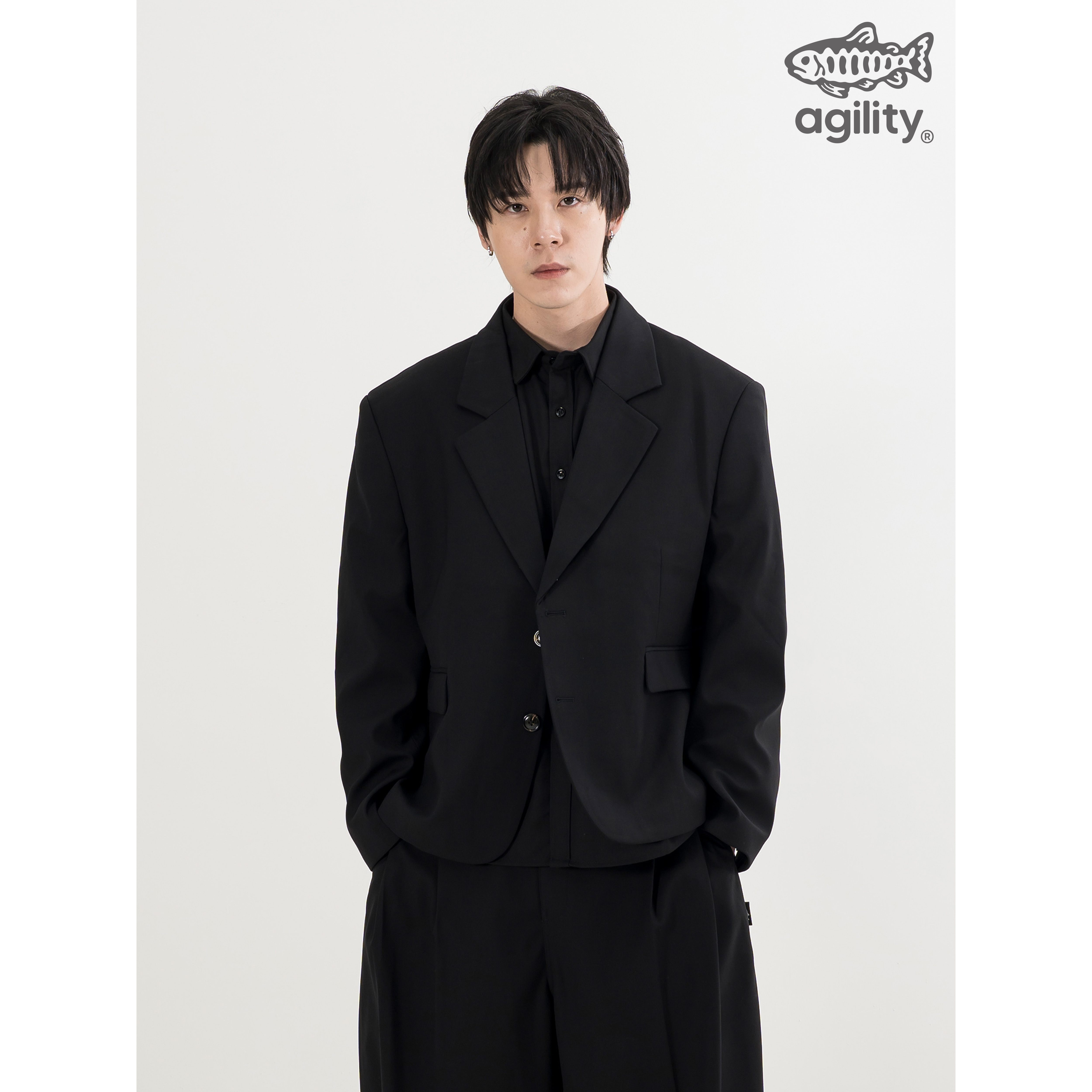 AGILITY Shoulder Pads Blazer Jacket 墊肩 寬短 西裝外套 [AC-SJ2]