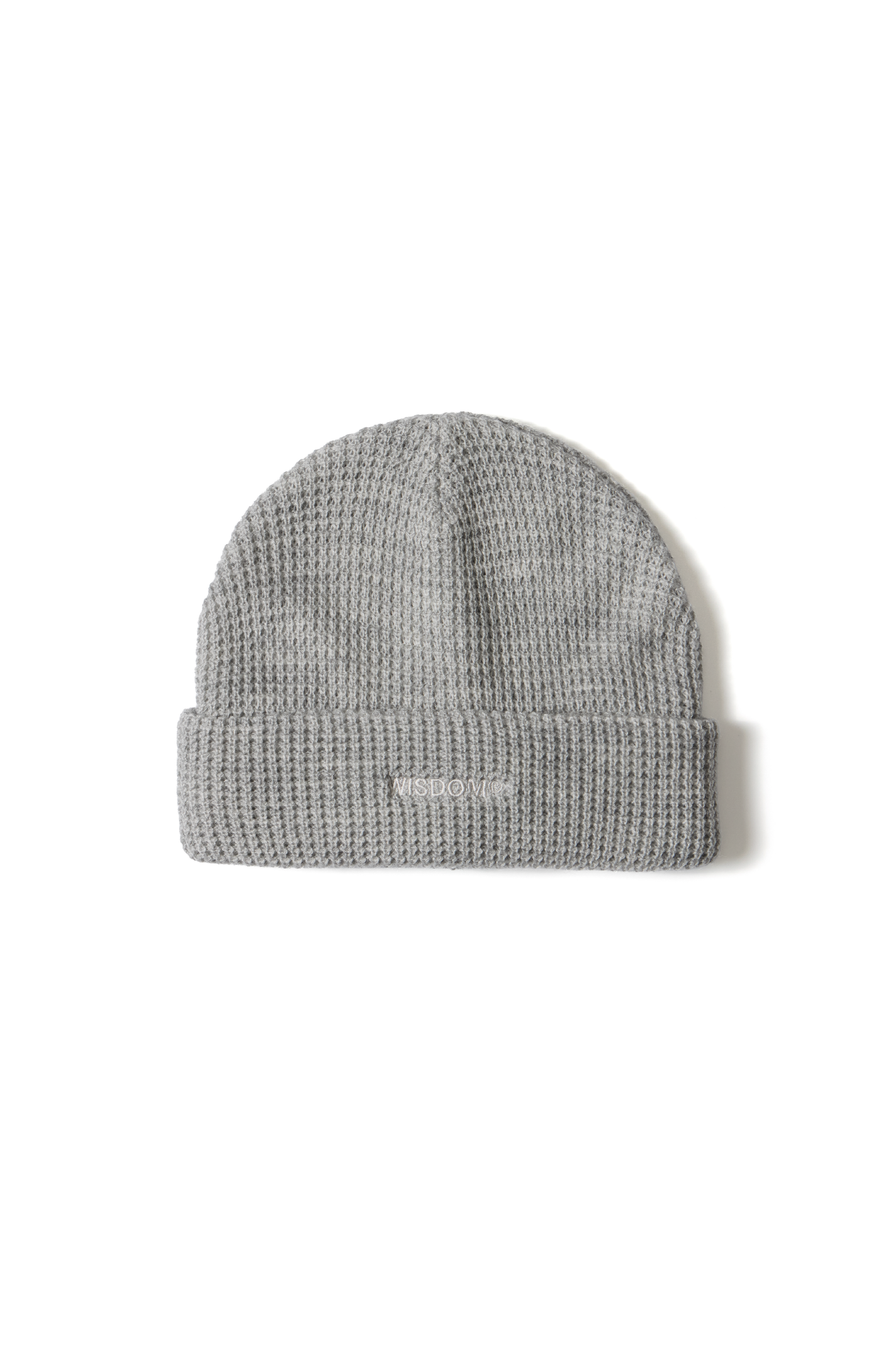 WISDOM LOGO  EMBROIDERY WAFFLE  BEANIE