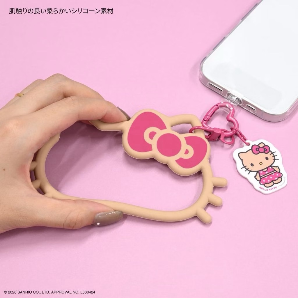 🇯🇵限定 黑皮kitty手機掛環+墊片