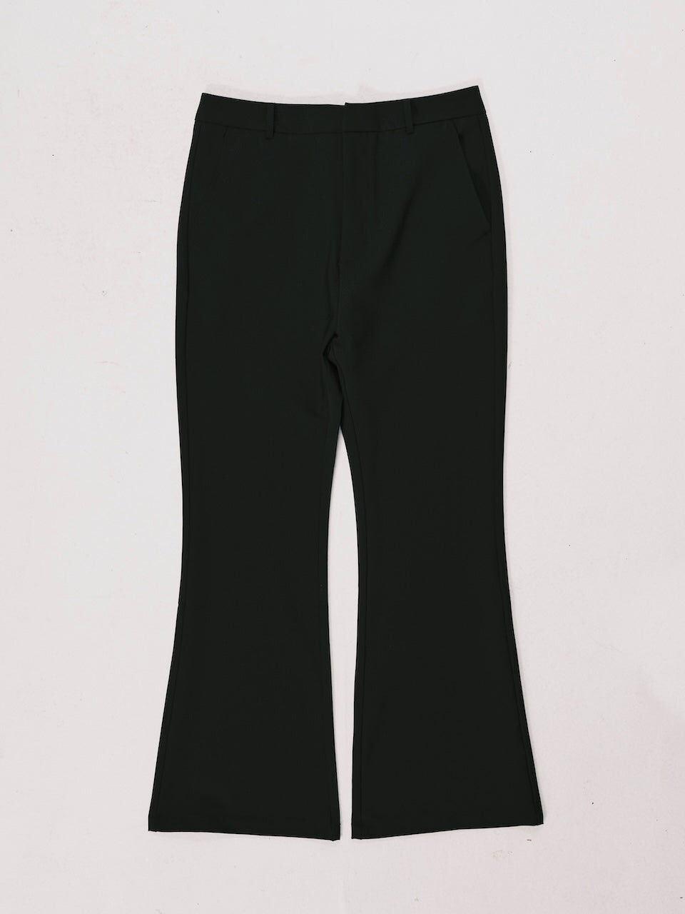 ANOWHEREMAN｜Slim Flared Trousers (Black)