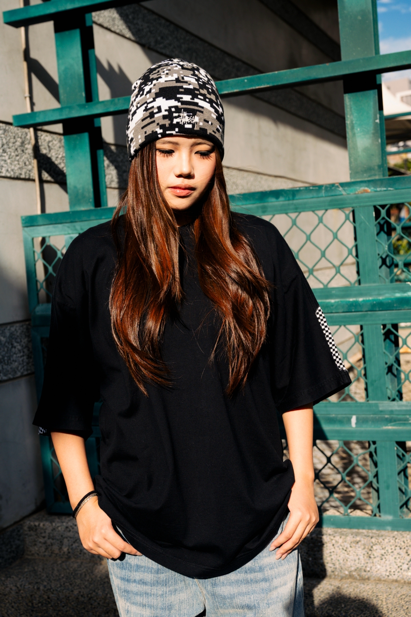 ☆ETW☆【EASY TO WEAR】STUSSY 26SS BASIC STUSSY SKULLCAP 數位迷彩 毛帽 冷帽