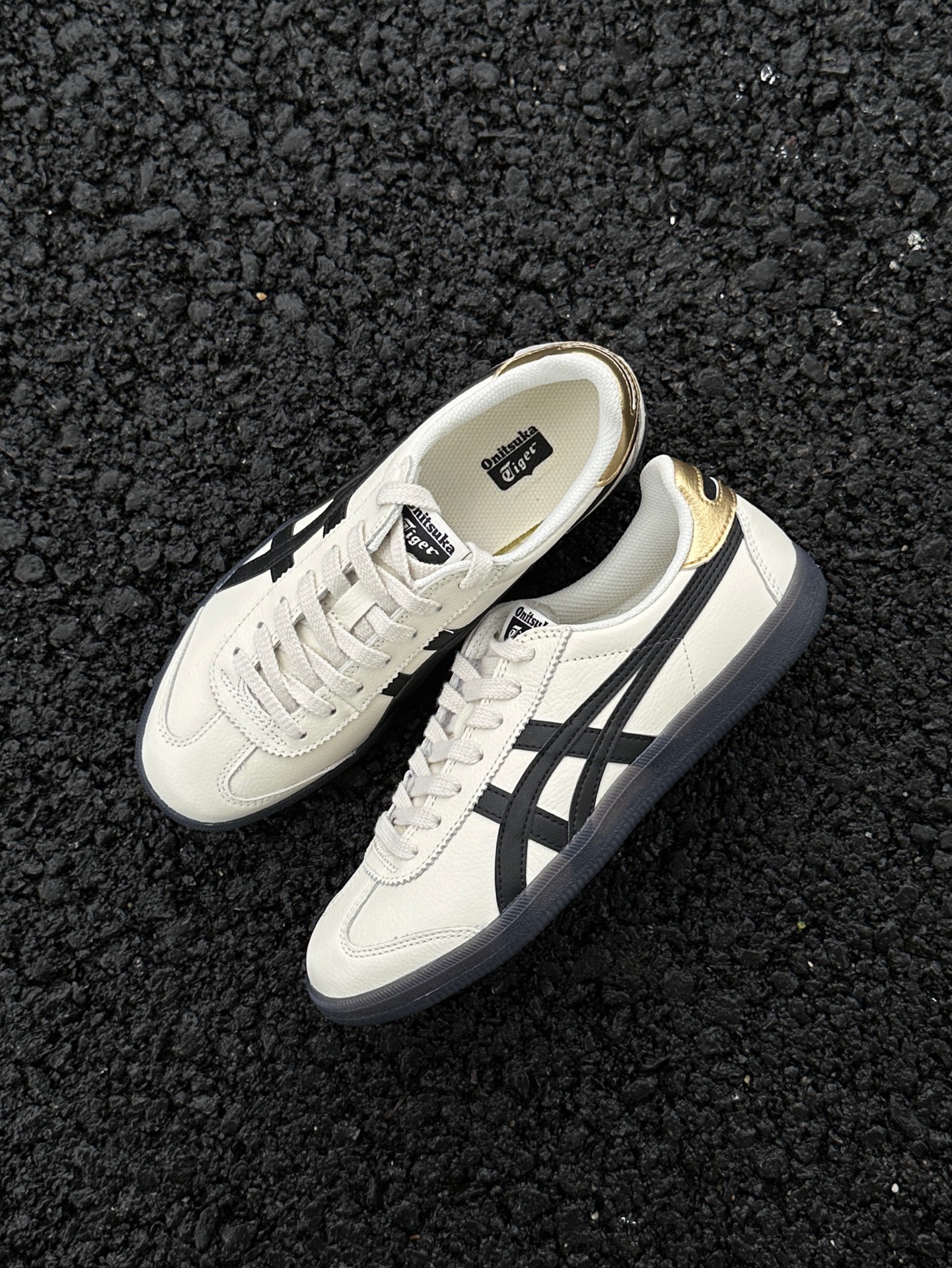 代購-Onitsuka Tiger鬼塚虎 Tokuten 美式復古 德訓鞋 白黑 男女同款  1183B938-100