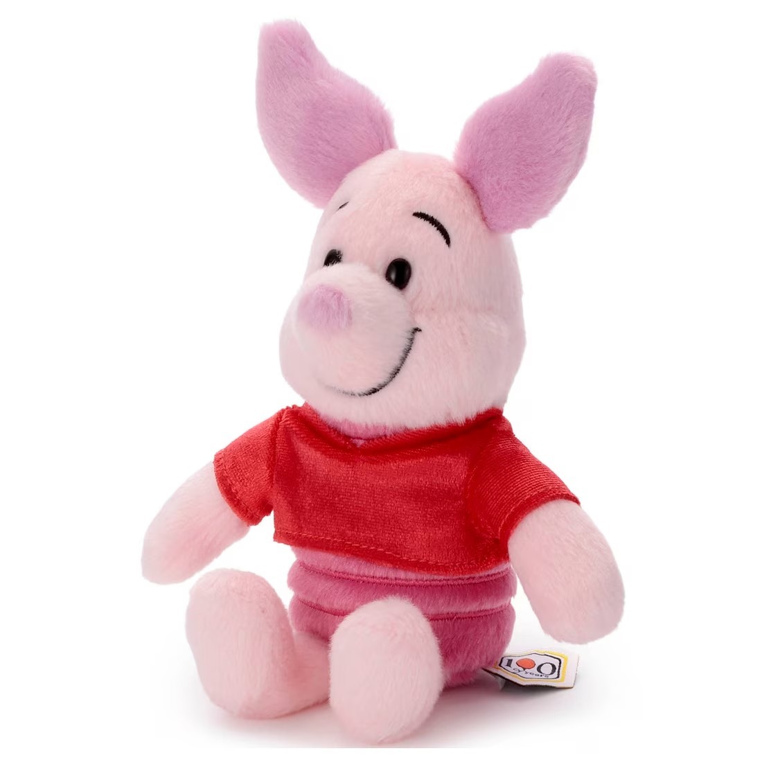Takara Tomy Disney Plush S Size Pooh 100th Red Shirt Fd Piglet