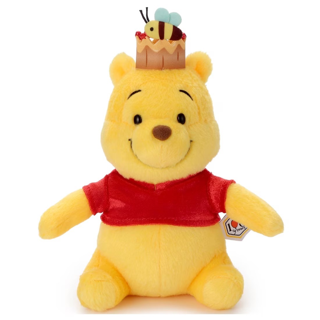 Takara Tomy Disney Plush S Size Pooh 100th Red Shirt Fd Pooh