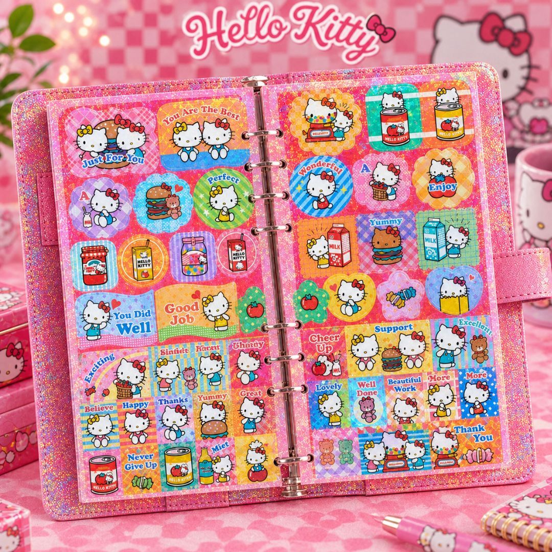 Hello Kitty sanrio Laser Paper Sticker