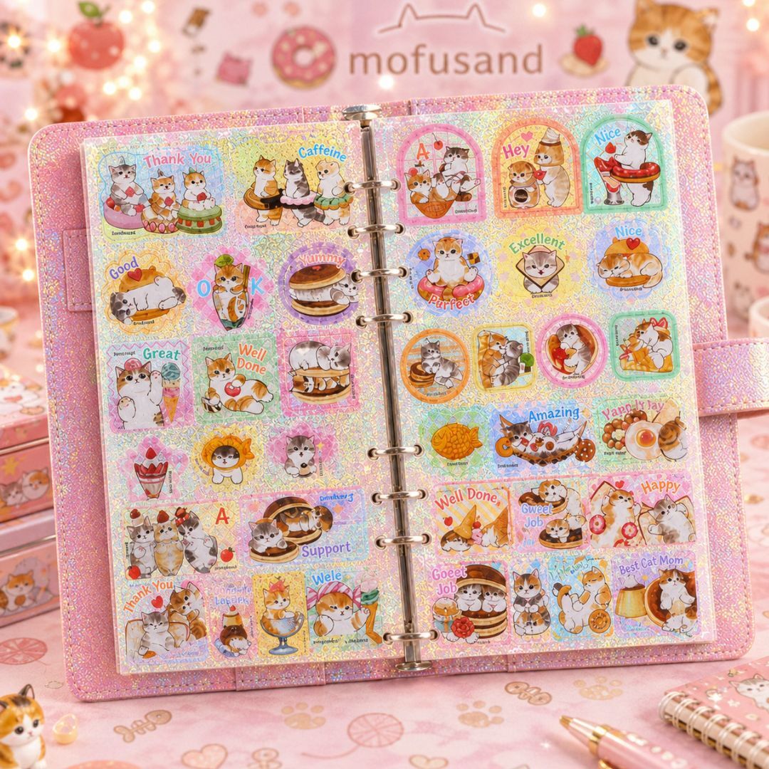 Mofusand Laser Paper Sticker