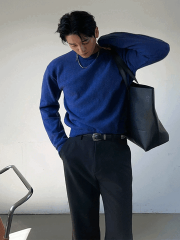Eden Boucle 圓領混色針織衫