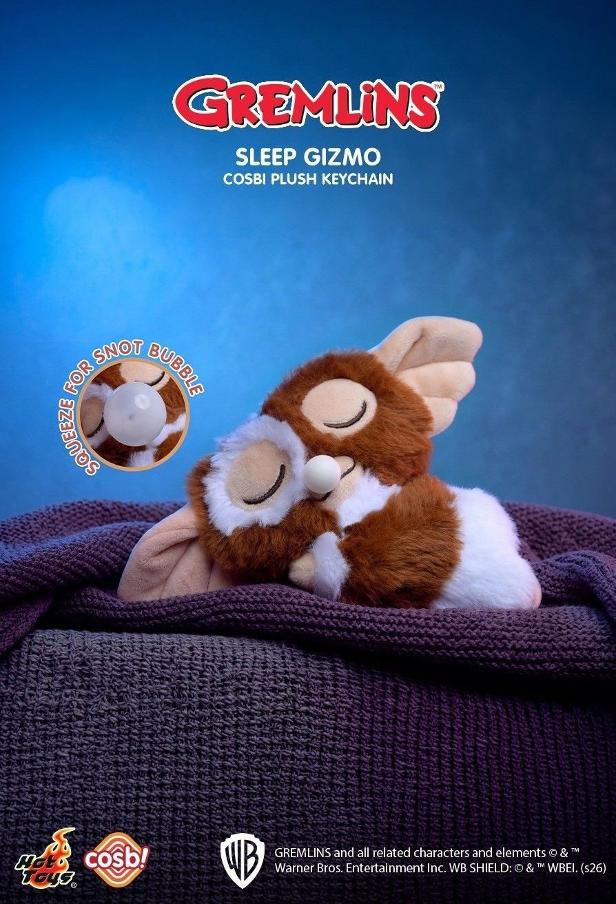 Hot Toys Gremlins Sleeping Gizmo Cosbi Plush Keychain
