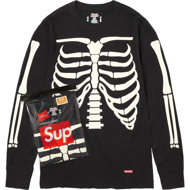 Supreme ®/ Hanes® Bones Thermal Crew (1 Pack)