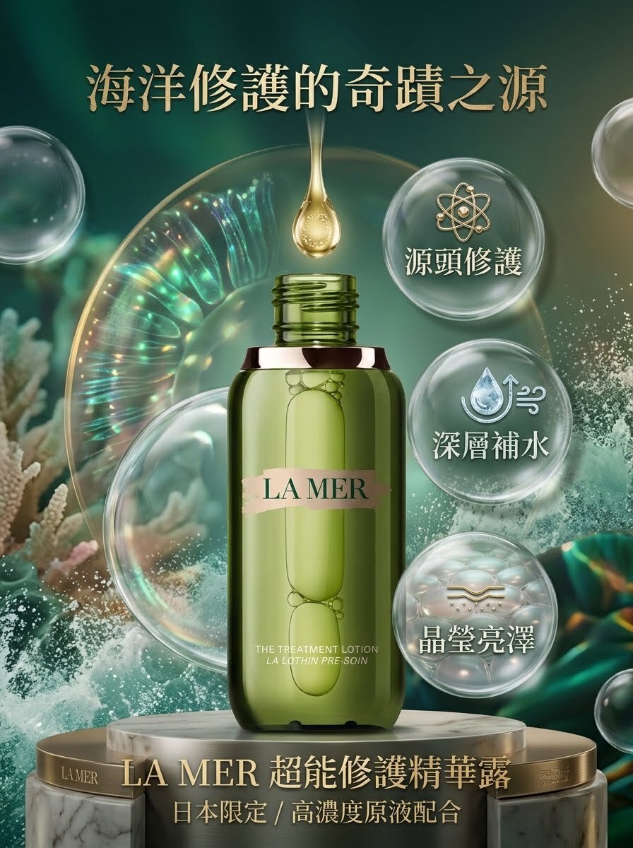 LAMER  The Treatment 精粹水5ML 滋潤新版/清爽新版（H2610 PB962）