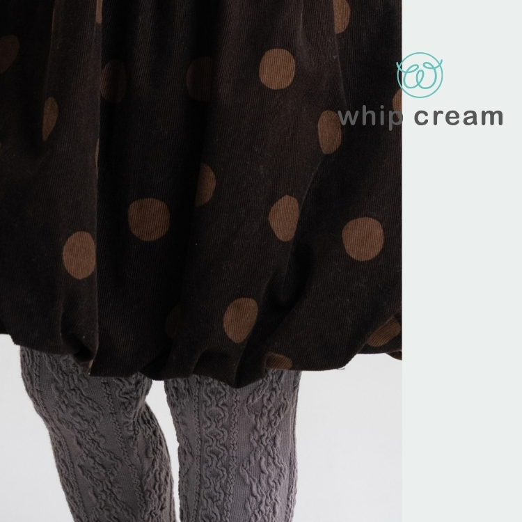 【日本whip cream】 麻花針織內搭褲